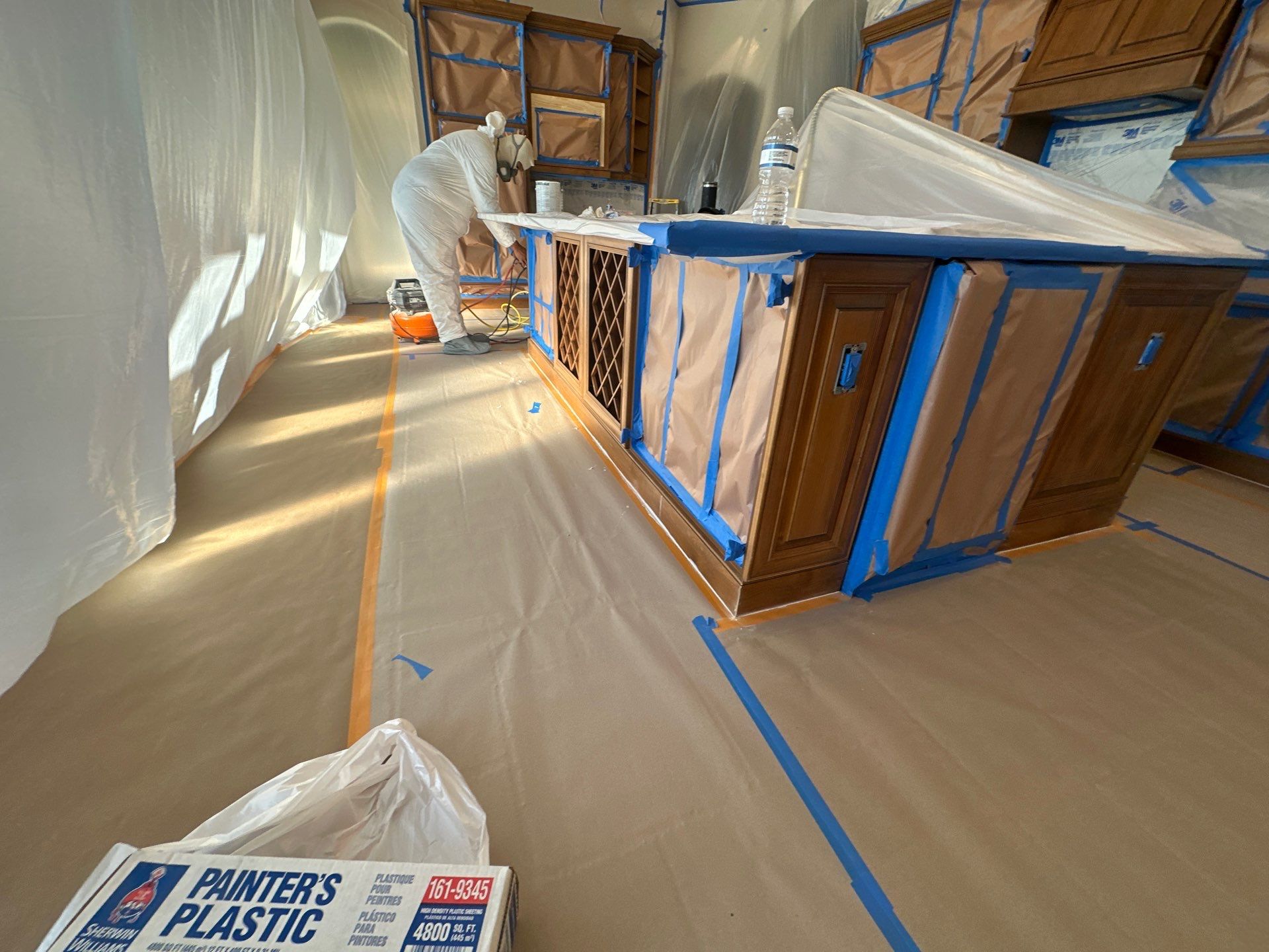 Two Tone Cabinets Repaint by Fresh Coat Painters