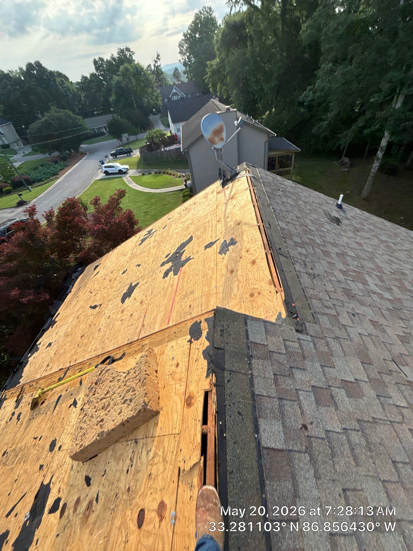 Asphalt Roof Replacement in Helena by NANOROOF Alabama