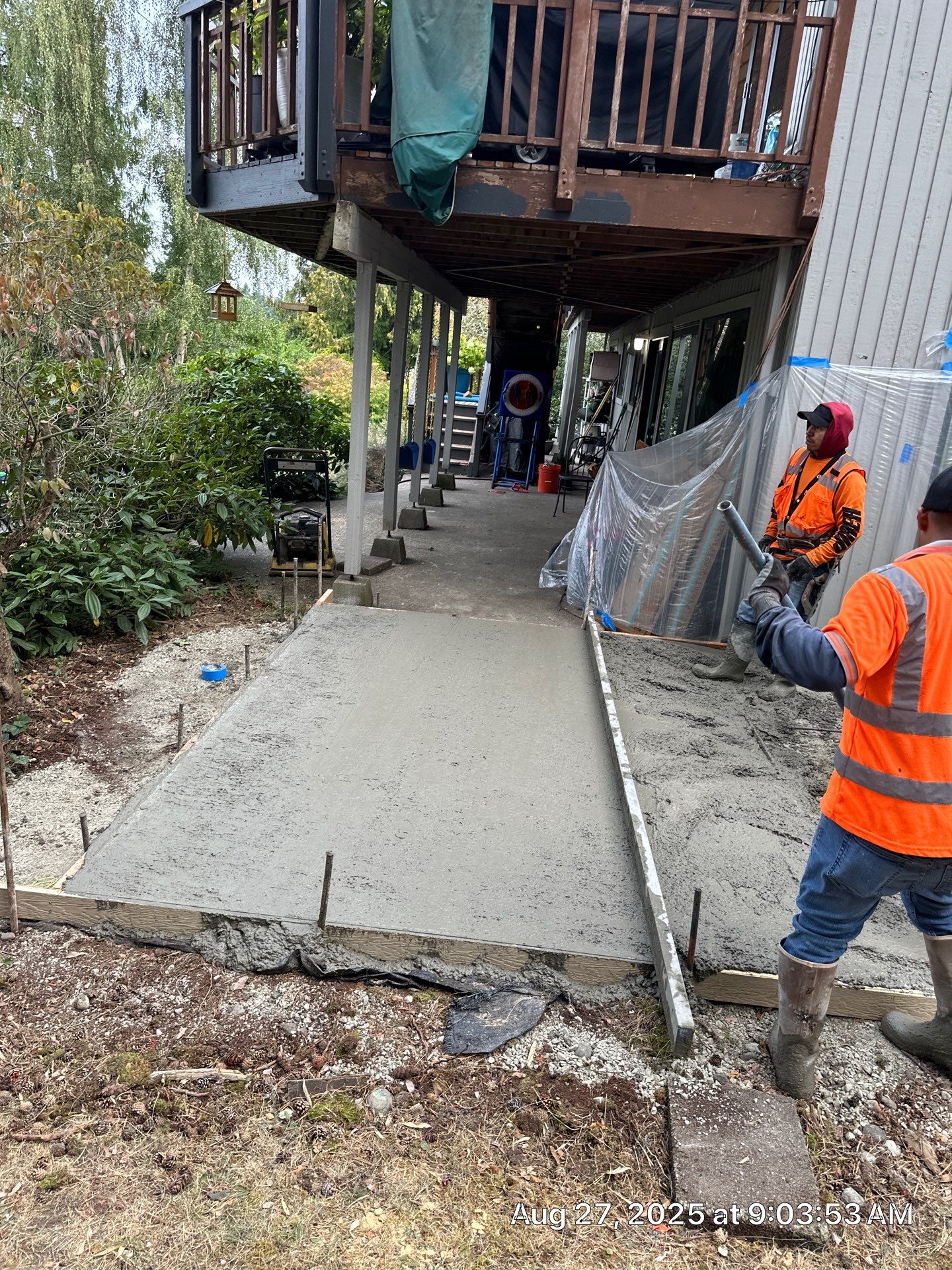 Backyard Concrete Patch Repair | Seattle  by Jireh Asphalt & Concrete Inc 