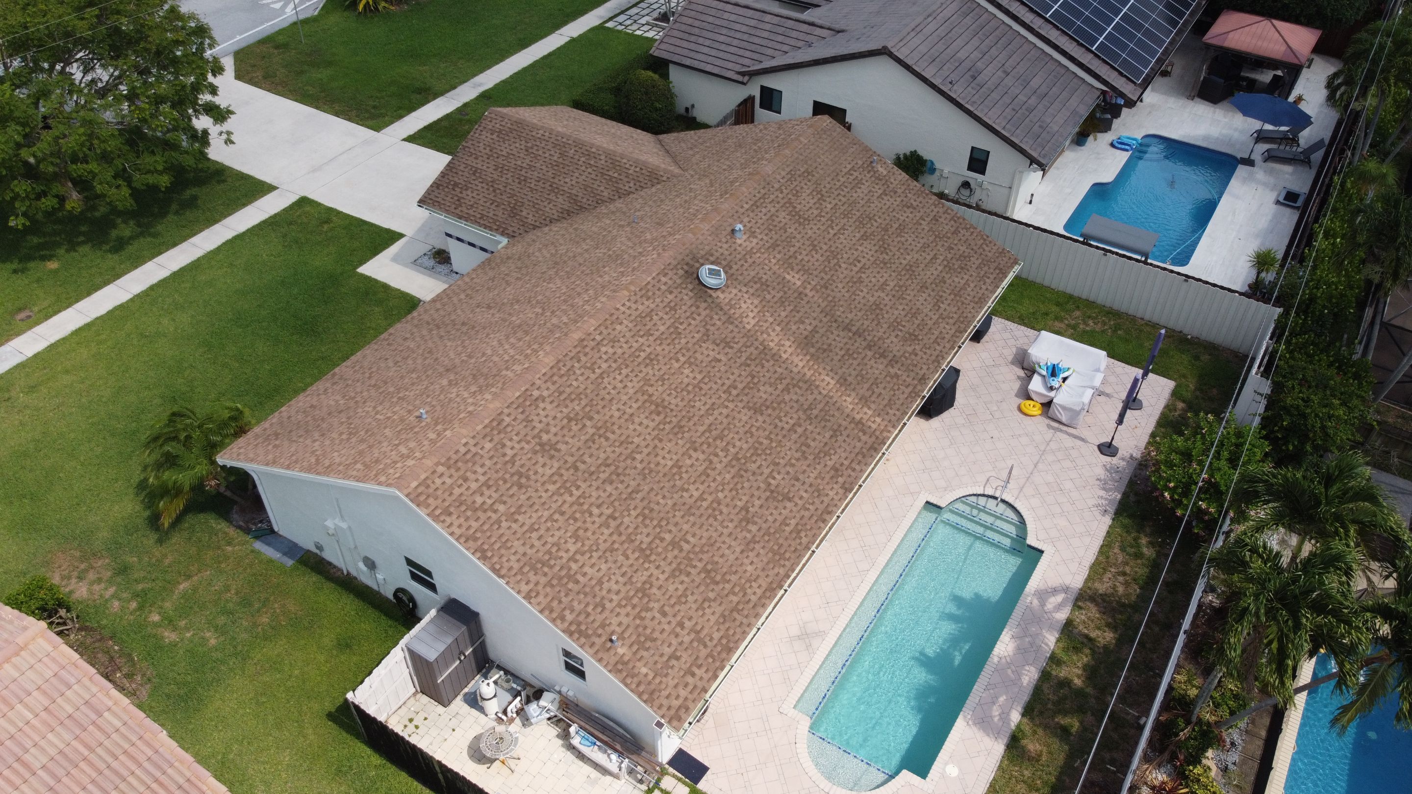 Residential Roofing Installation using Mil Finish-Unpainted by BLUES BROTHERS CONSTRUCTION CORP