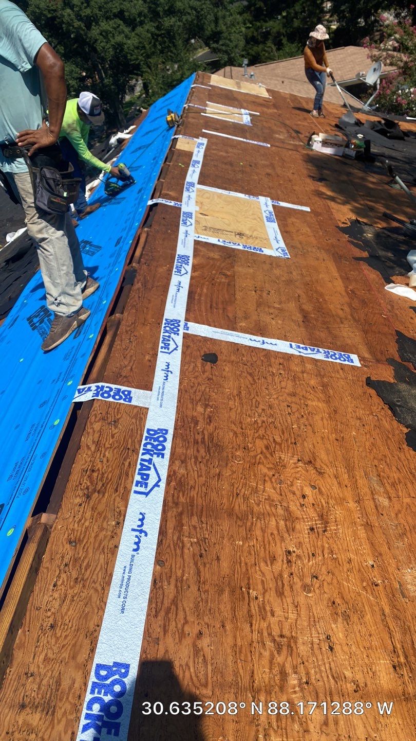 Residential Roofing Installation using Roof Replacement by American Roofing & Construction LLC