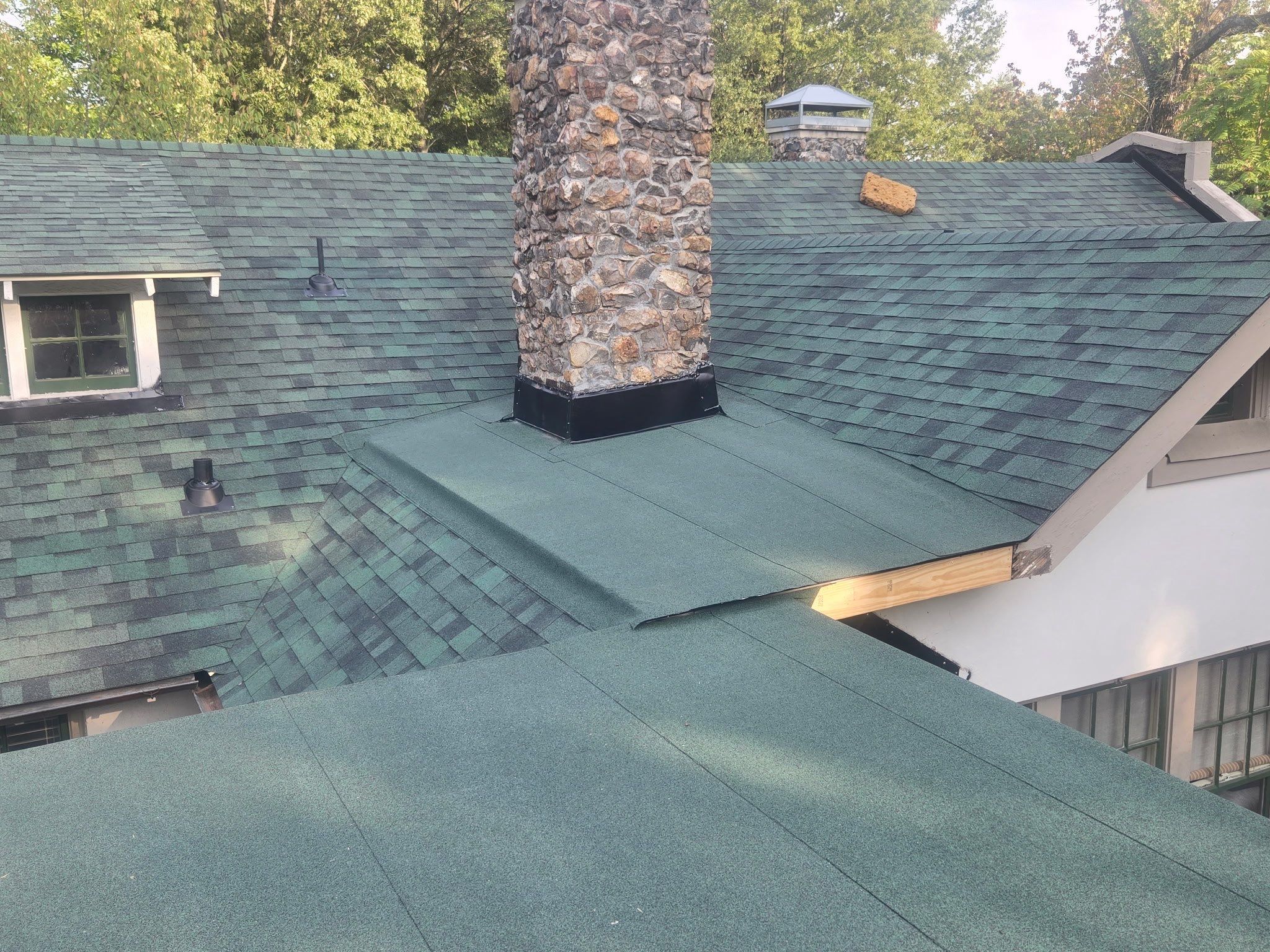 Memphis Home Restoration and Copper Gutter Installation Following Tree Damage by Revival Roofing Services