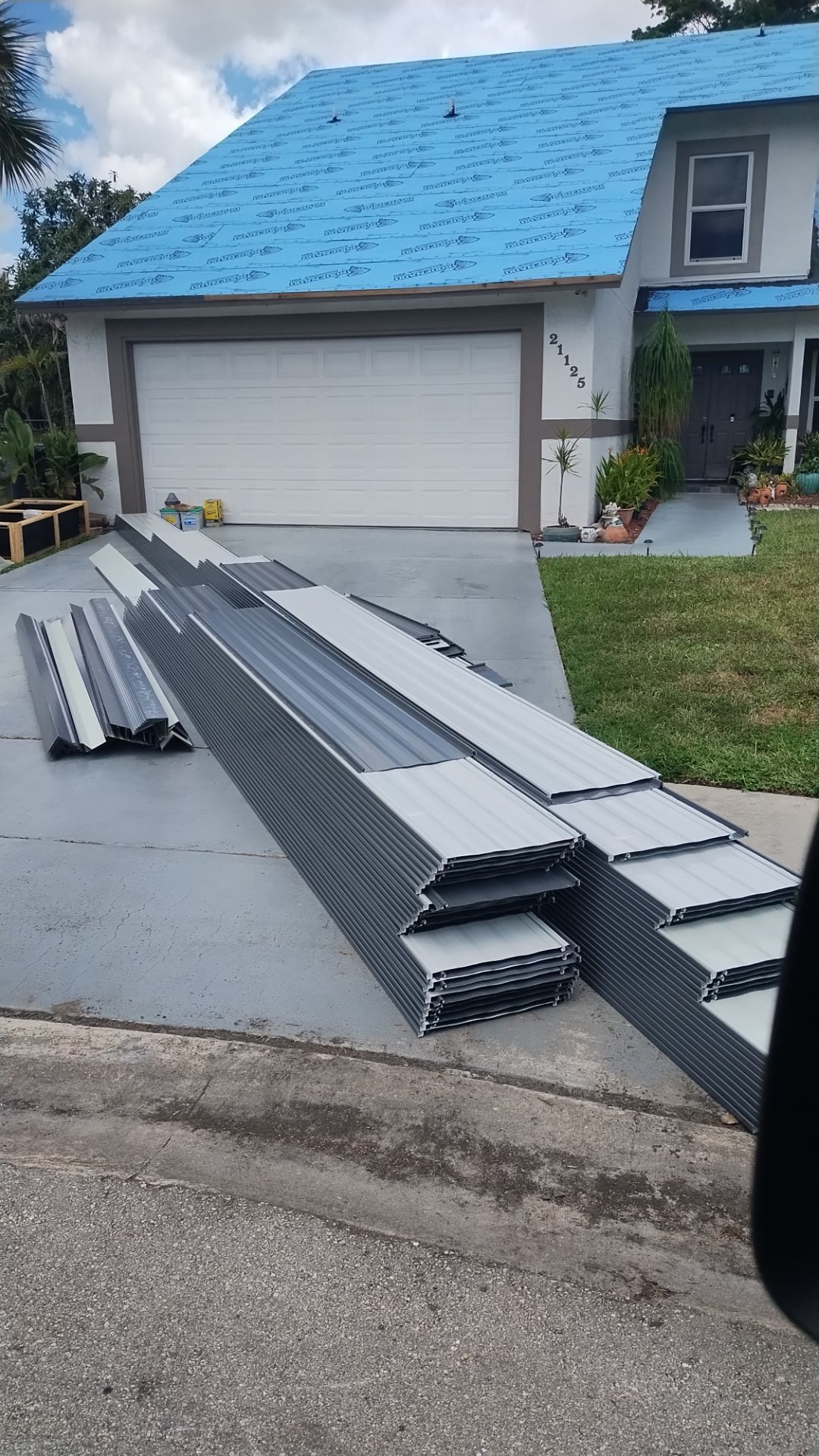 Residential Remodel using 1" Nail strip metal roof by BLUES BROTHERS ROOFING