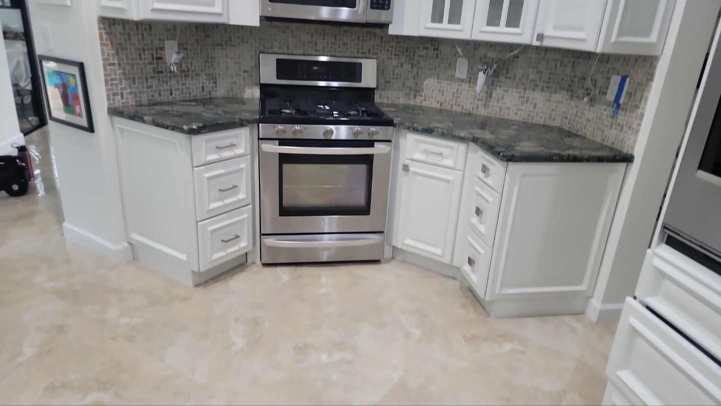 Kitchen Cabinet Just Like New by John “The Greek” Painting