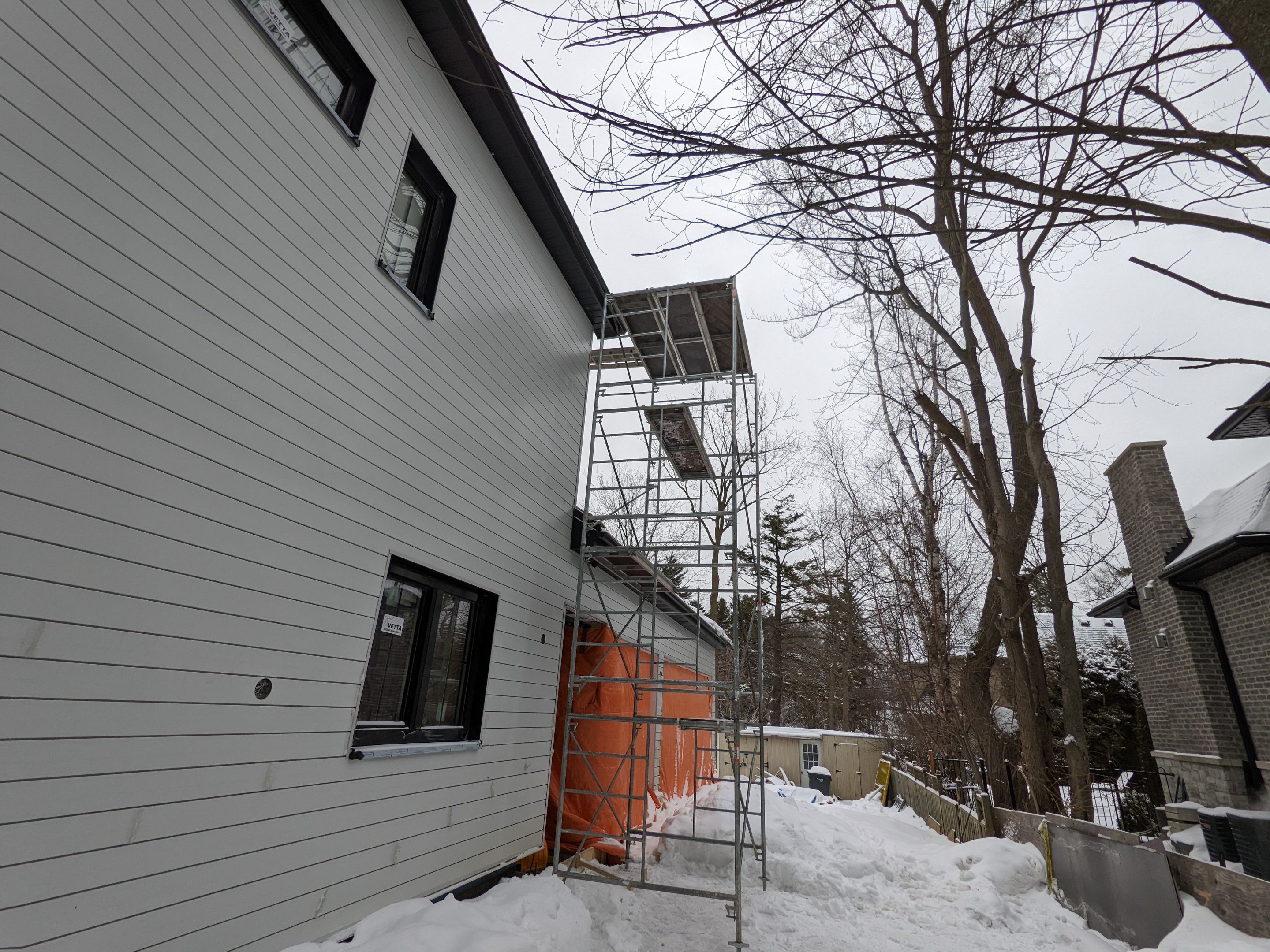 New Home Construction using 16" Standing Seam Panels by Jay Carter Roofing & Sheet Metal