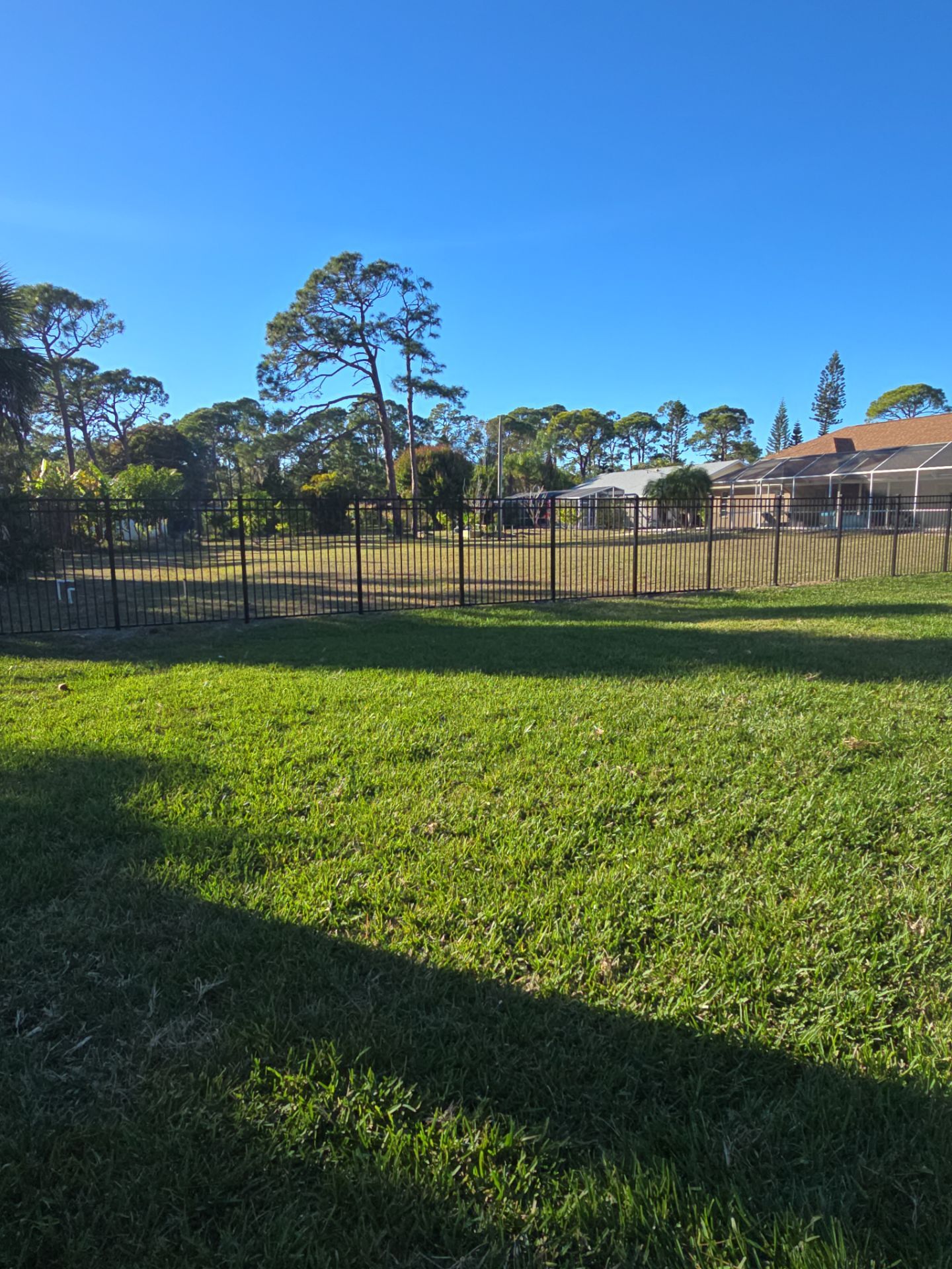 6' Commercial Aluminum Fence in Englewood by True Fence LLC