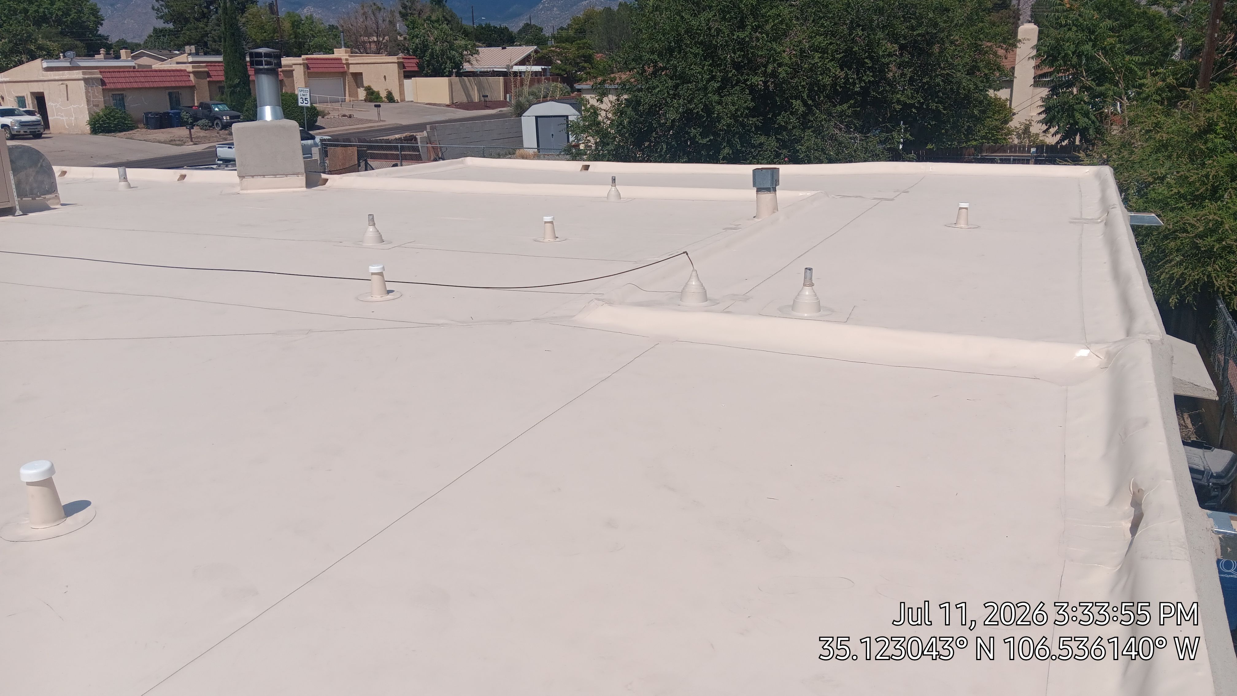 Albuquerque Tar and gravel replaced with Slope and TPO Membrane System by Doyle Roof Masters Inc