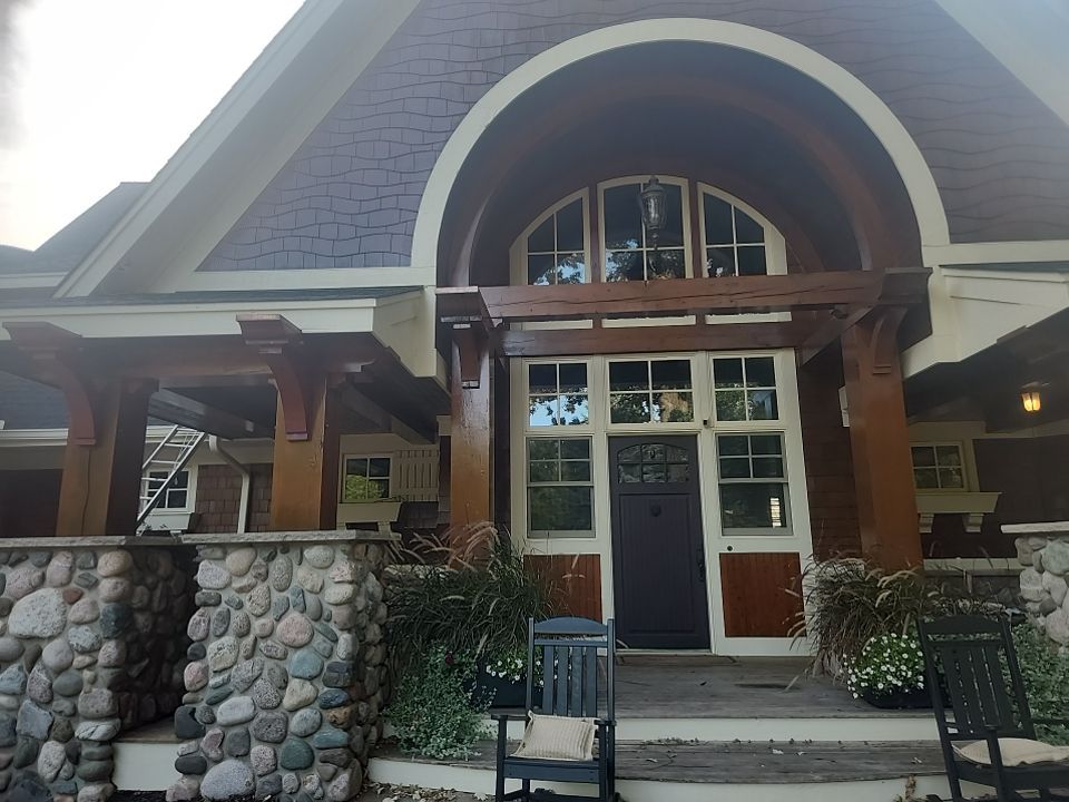 Exterior Siding Staining Prior Lake by OKeefe Painting