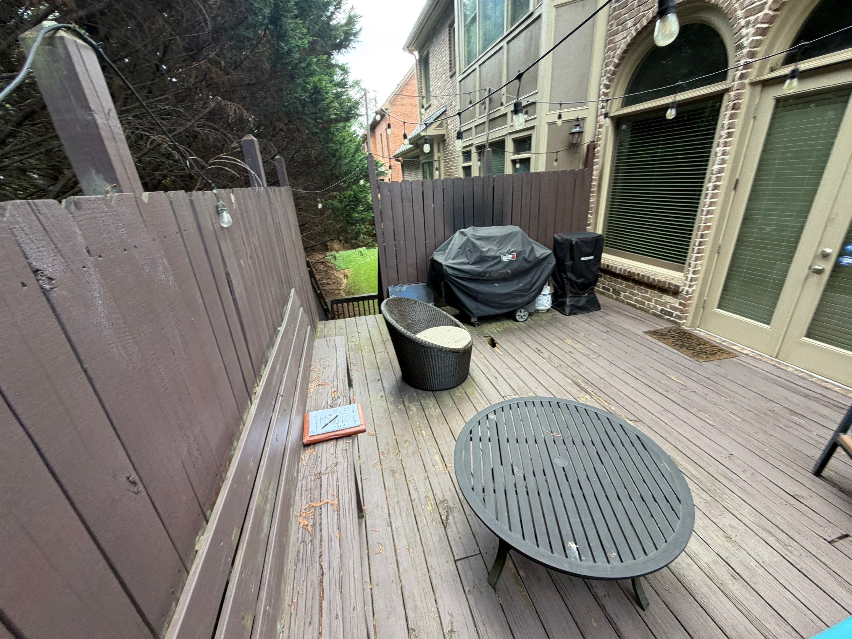 Decatur, GA Deck Resurface and Privacy Wall Build Using Pressure Treated Pine by Nelson Exteriors 