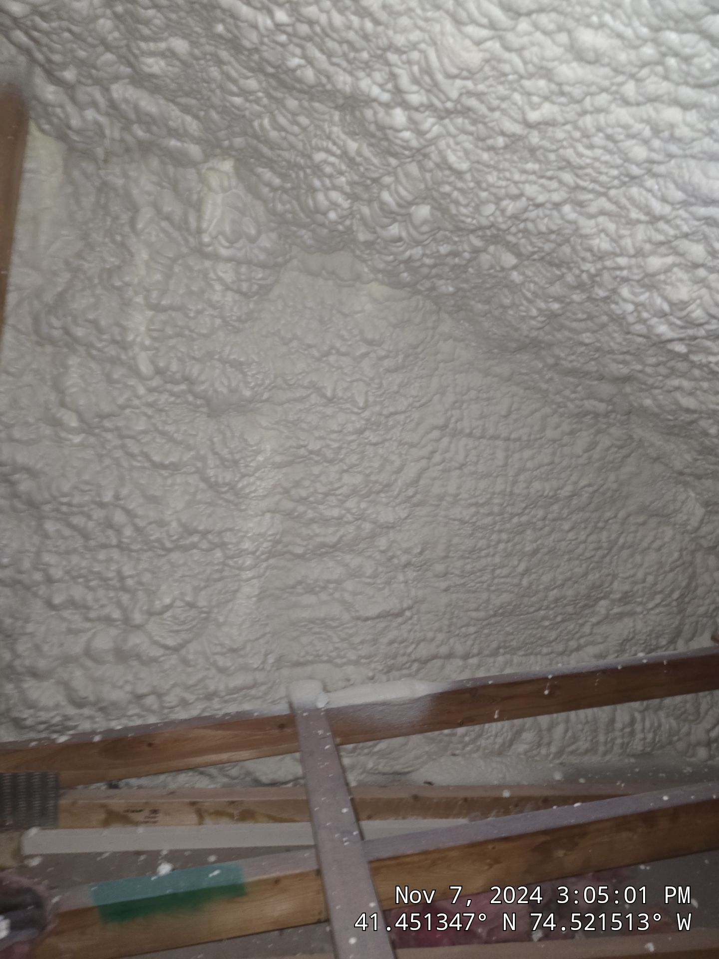 Attic Insulation using open cell spray foam by NYS Foam & Energy