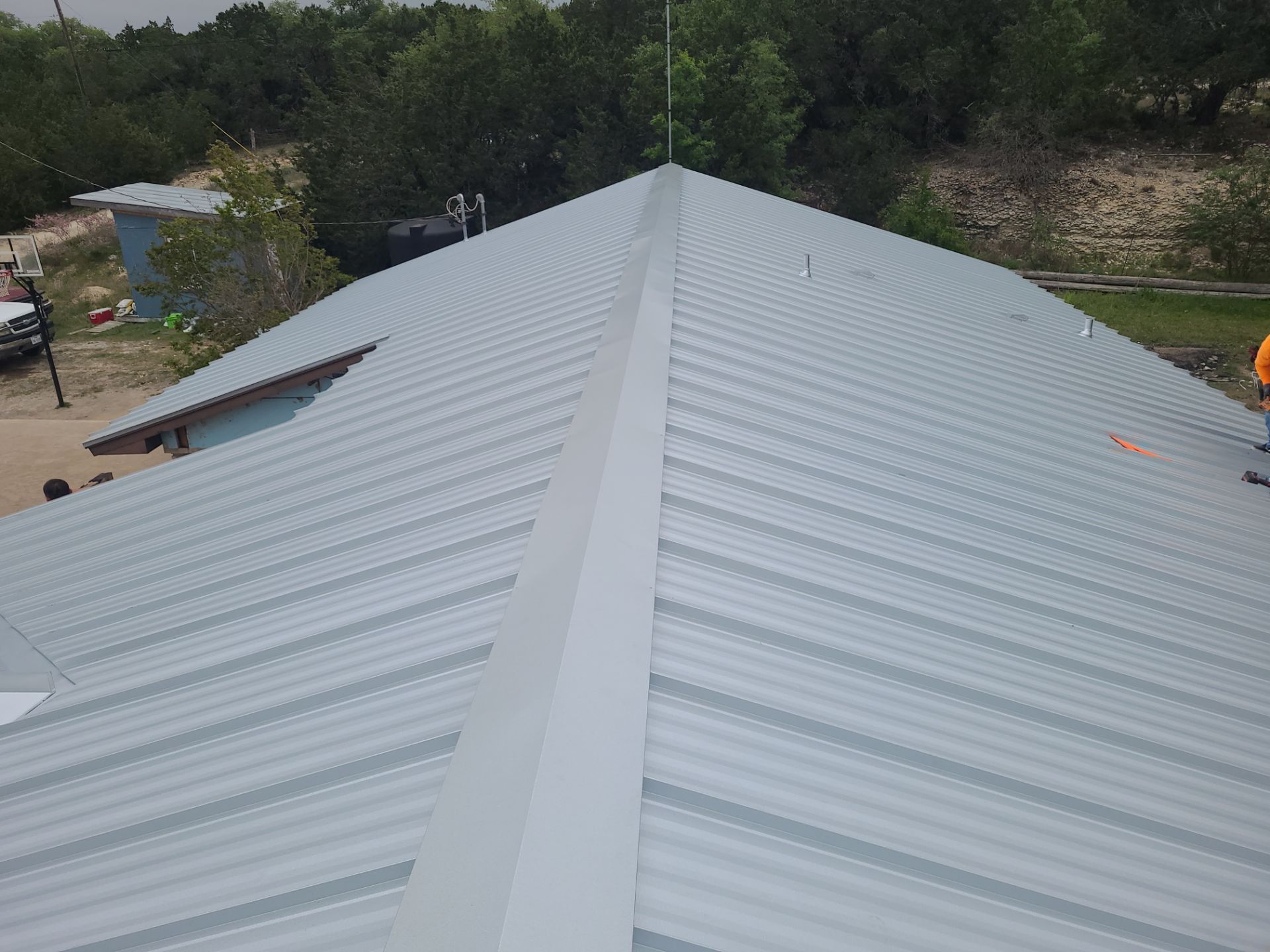 Galvalume Standing Seam offers a 45-year finish warranty! by Oakwood Roofing and Construction, LLC