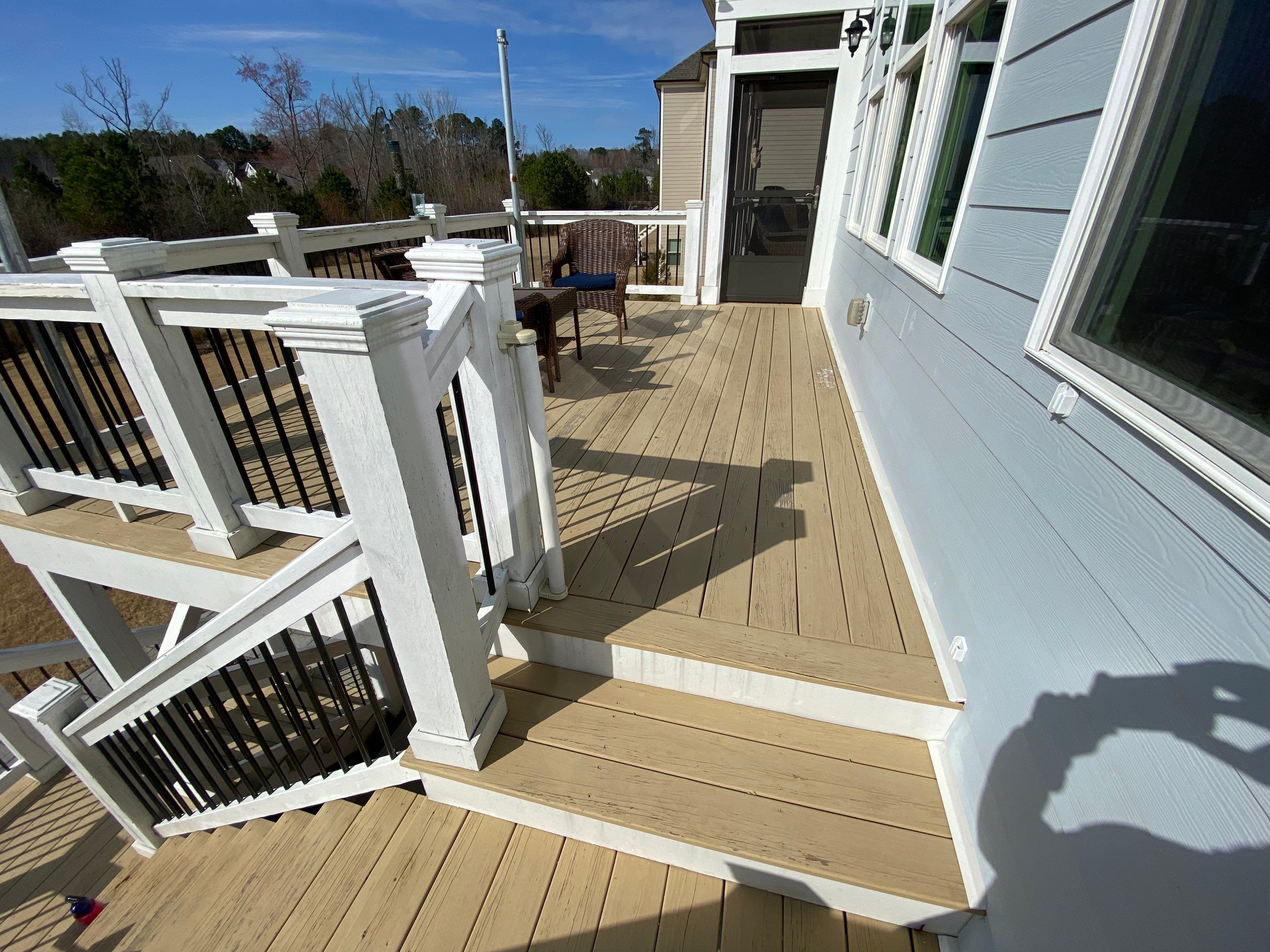 Coated Deck using Wood Sealant by DuraSeal