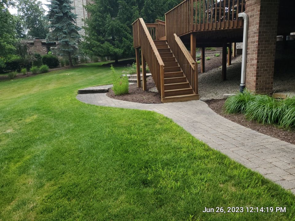 Brick paver clean, sand and seal.  using Surebond SB-1300 by Northern Power Washing LLC.