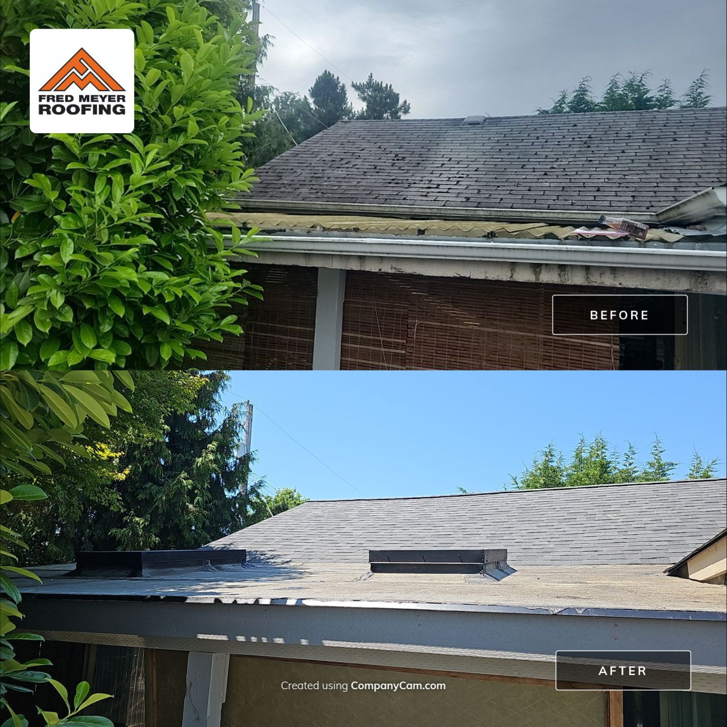 Roof Project in SeaTac by Fred Meyer Roofing