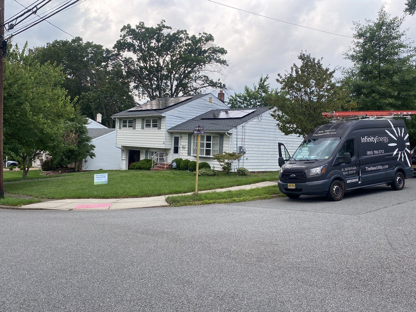 Solar Panel Installation with Exterior Service Change by Infinity Solar Systems