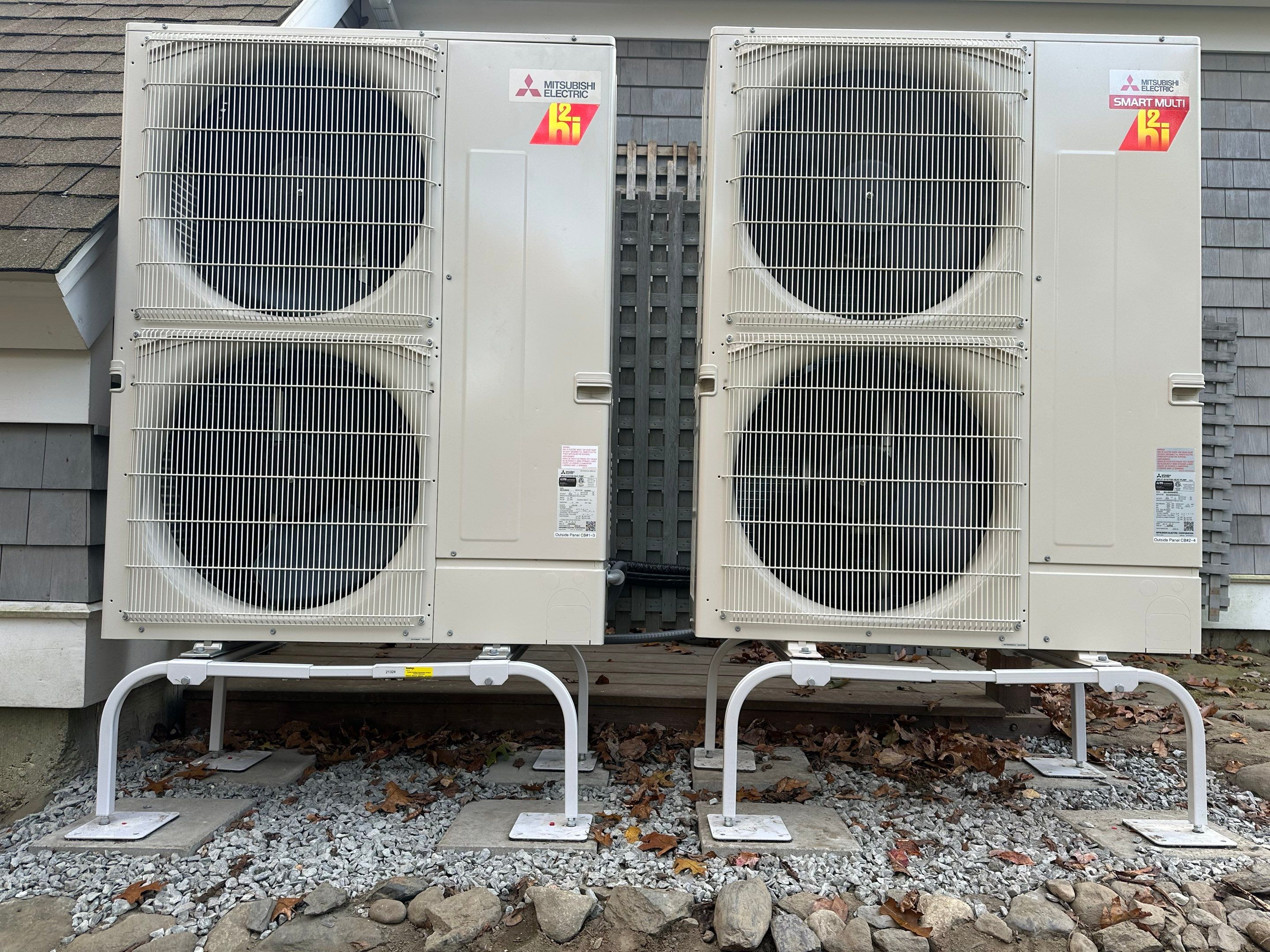 Heat Pump Installation using Mitsubishi by Ocean State Air Solutions