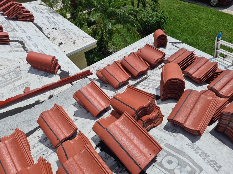Residential Roofing Installation using Eagle Roofing Tile by BLUES BROTHERS ROOFING