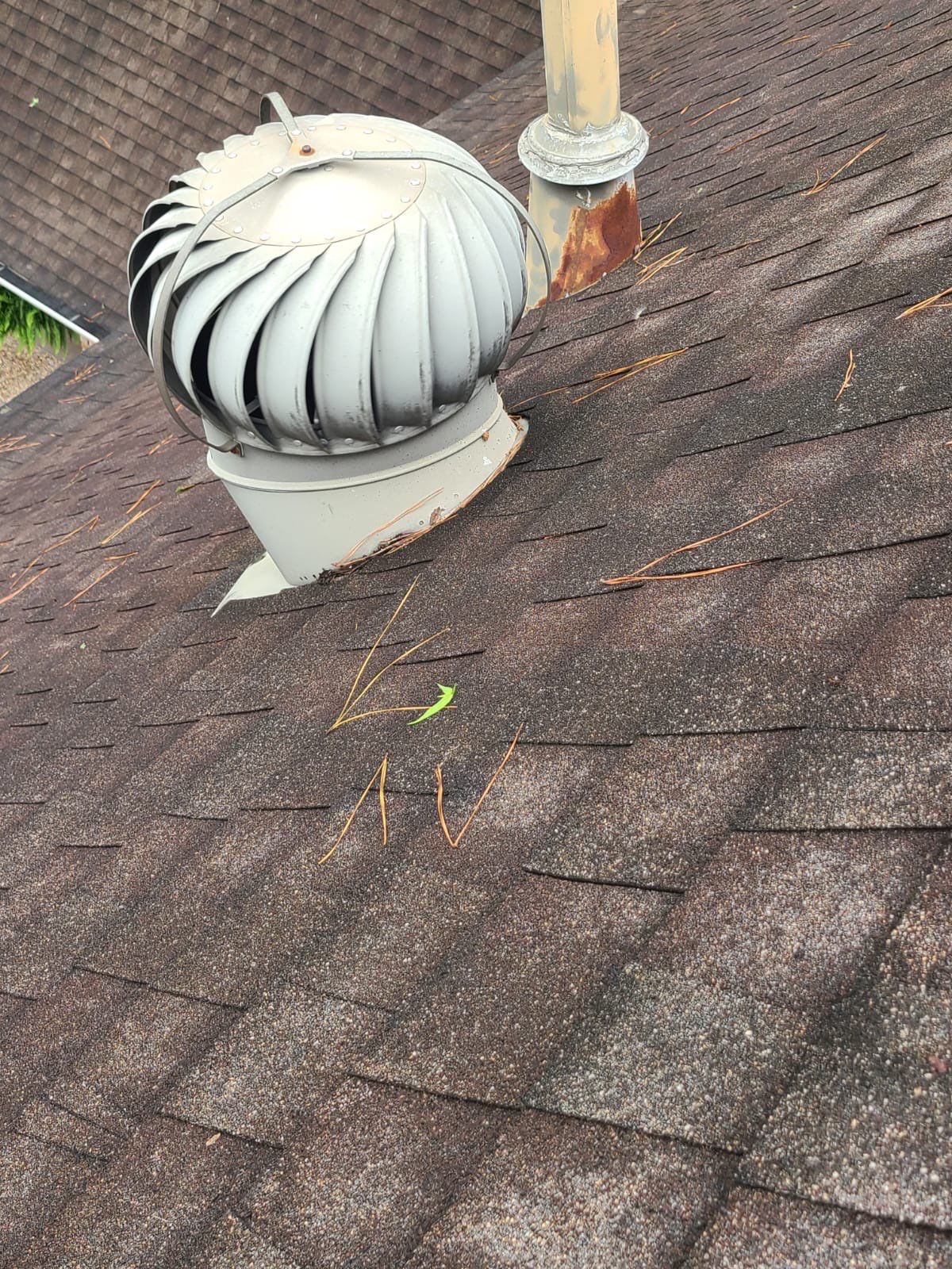 Hail Damage using Owen's Corning Duration (Lifetime) Shingles by Roof Repair Company