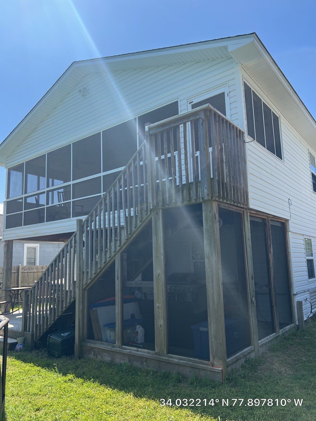 Weathered Deck using Wood Sealant by DuraSeal
