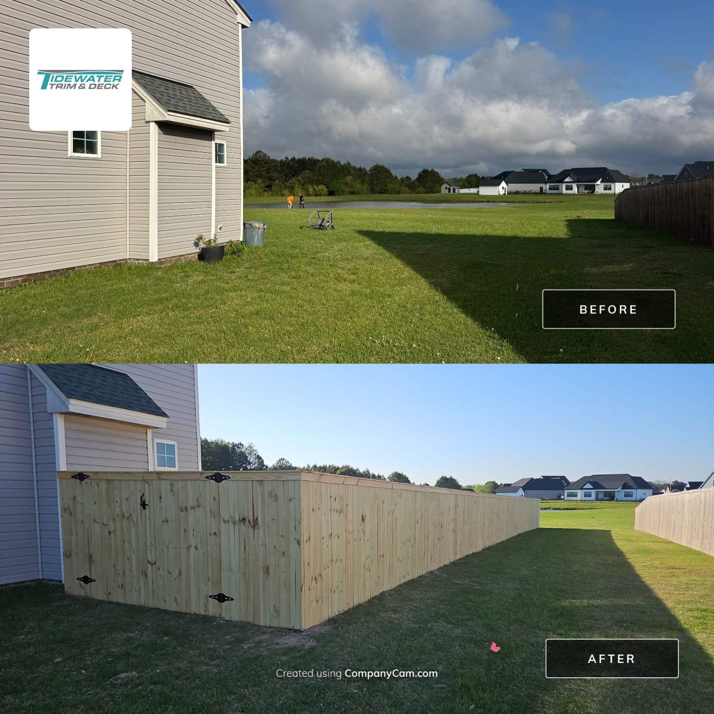 Stronger. Sleeker. Wood. by Tidewater Fence