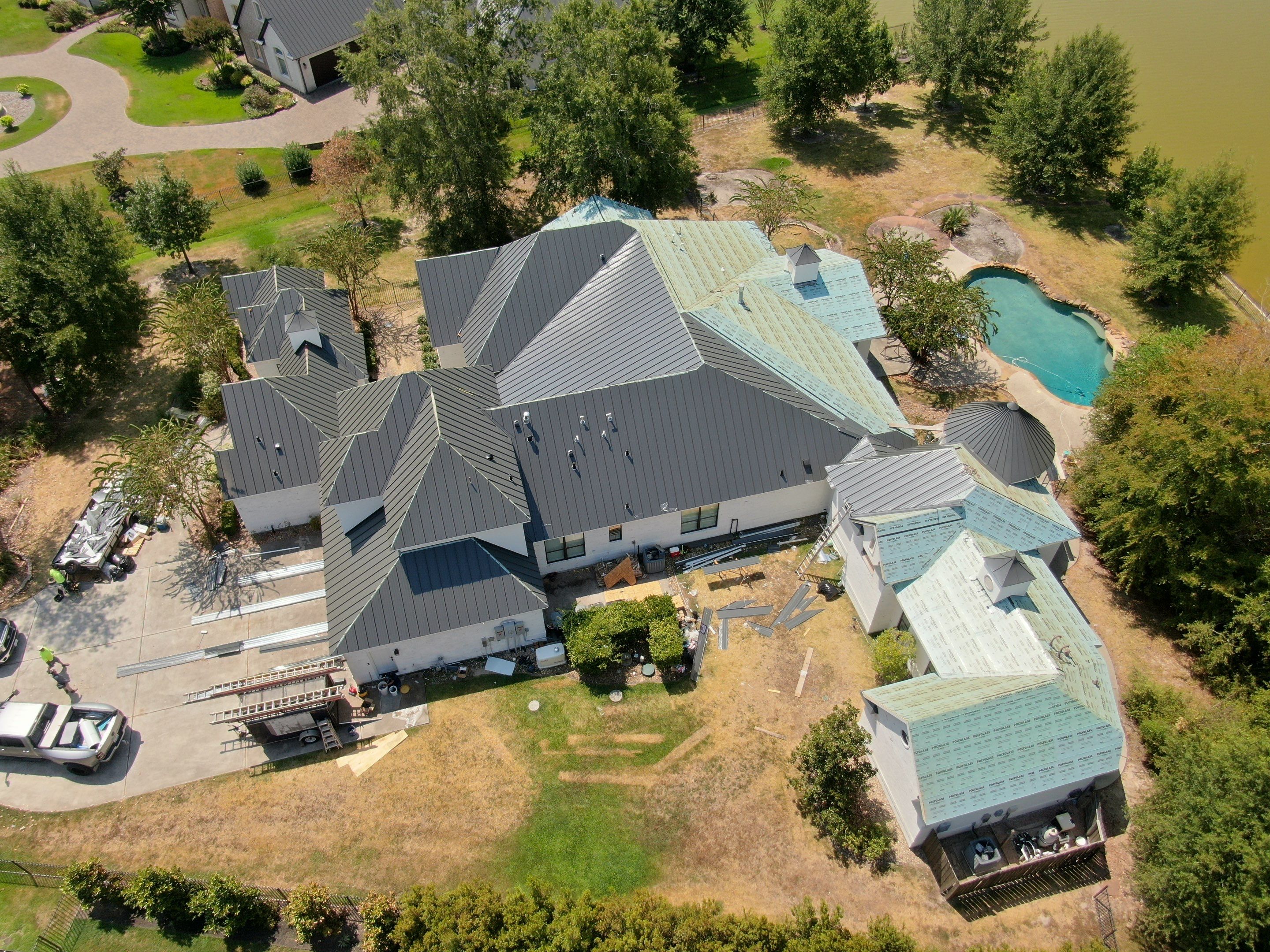 Standing Seam Project - Spring, TX by Hartland Roofing & Construction