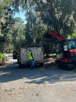 Storm Debris Clean up Project in Greenville North Carolina 