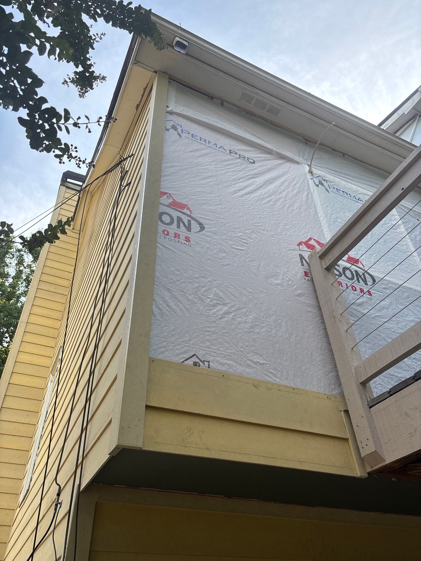James Hardie Siding Install, Rotten Wood and Gutter Replacement and Exterior Painting by Nelson Exteriors 