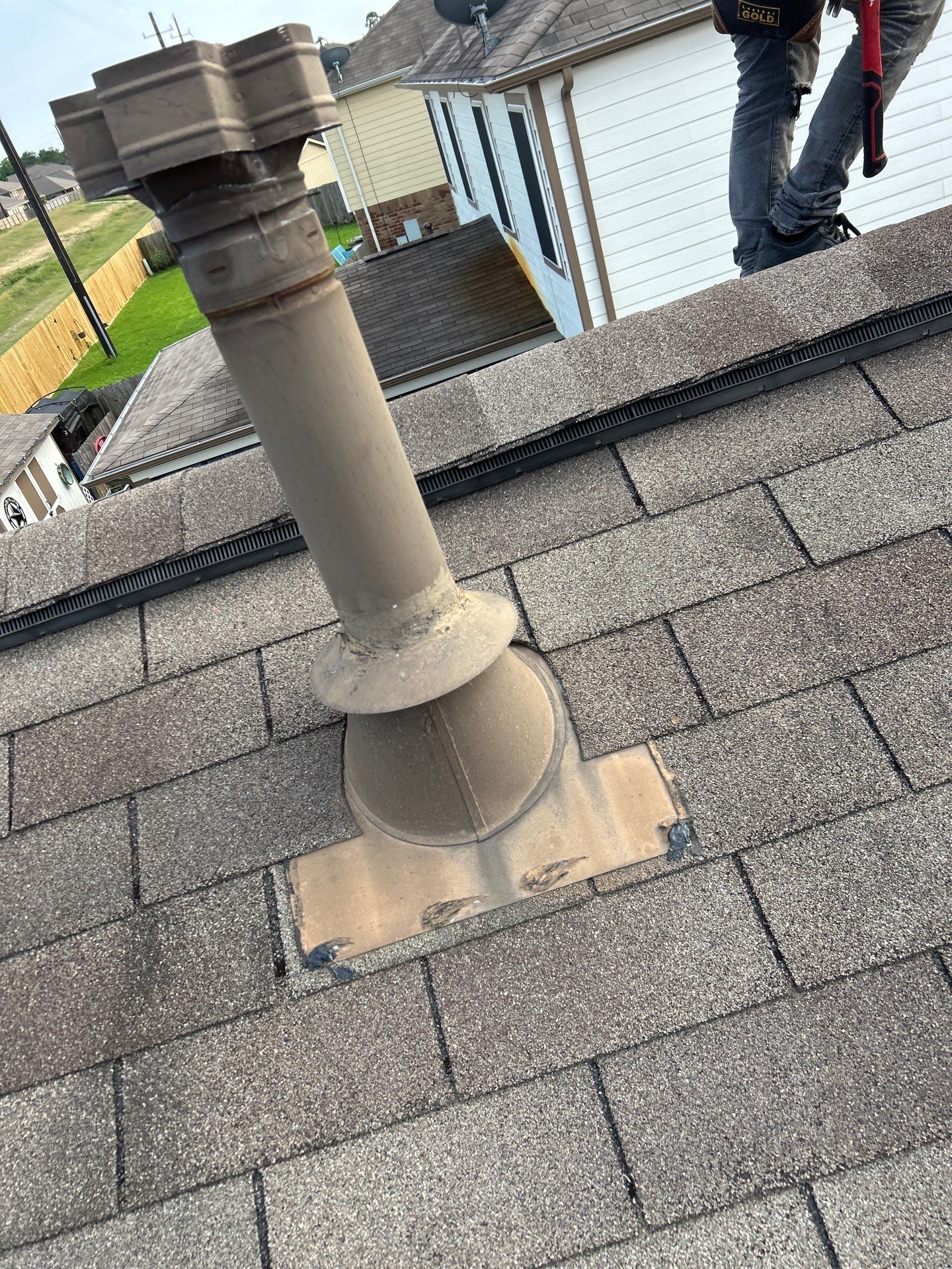 Hail Damage using Owen's Corning Duration (Lifetime) Shingles by Roof Repair Services LLC