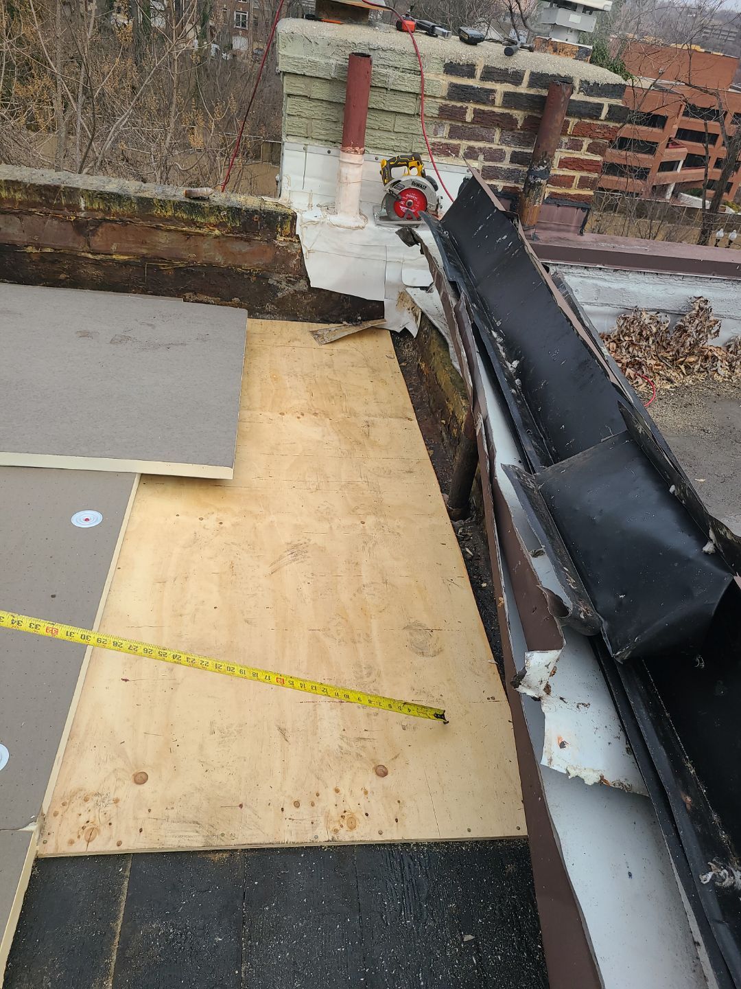 Arlington Flat TPO Roof Installation by RM Banning, Inc.