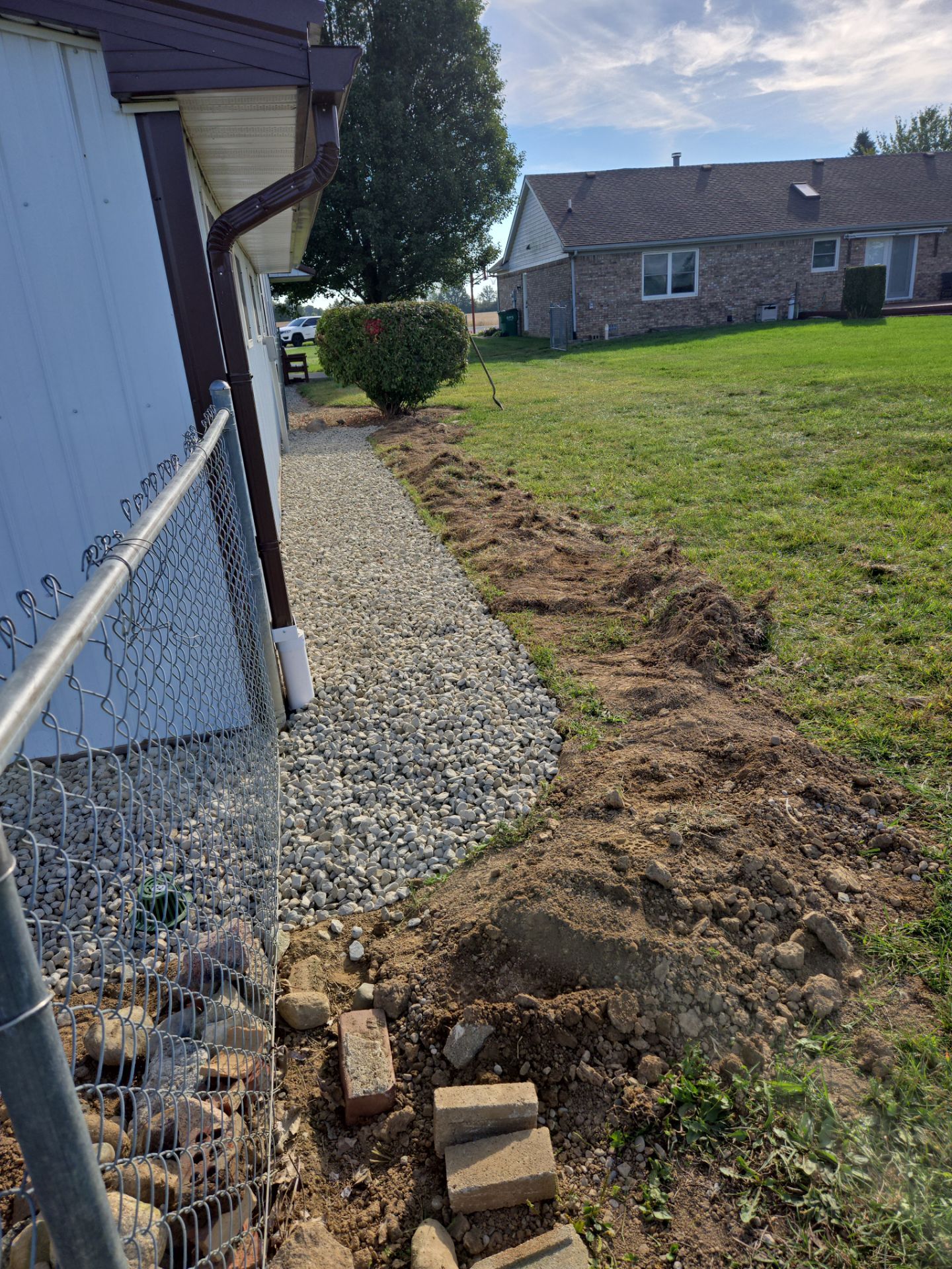 Exterior Open Faced Drainage  by Homeward Environmental LLC