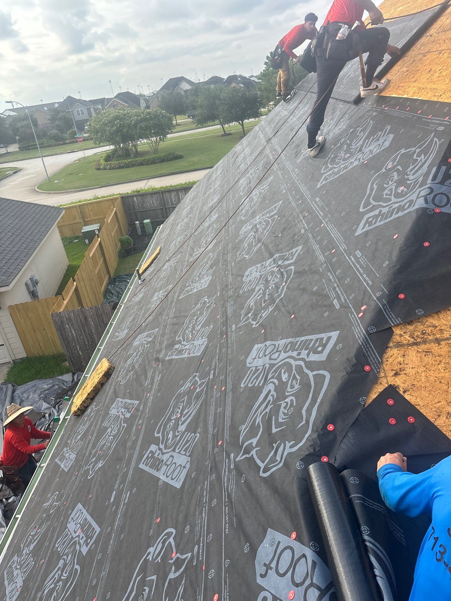 Residential Roofing Installation using Owen's Corning Duration (Lifetime) Shingles by Roof Repair Company