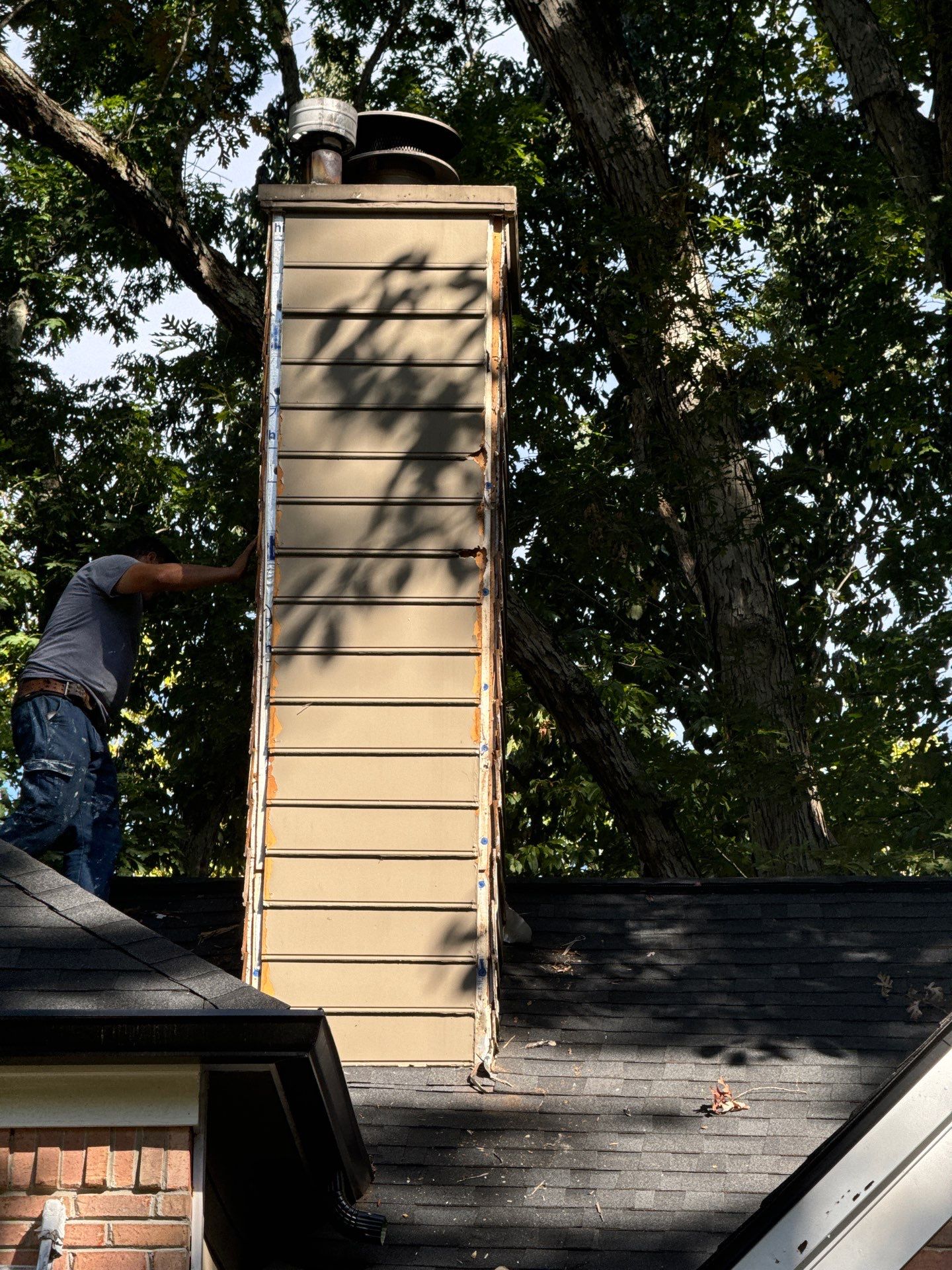 Multi-Level Deck Construction and Wood Staining in Kennesaw by Swift Home Renovations 