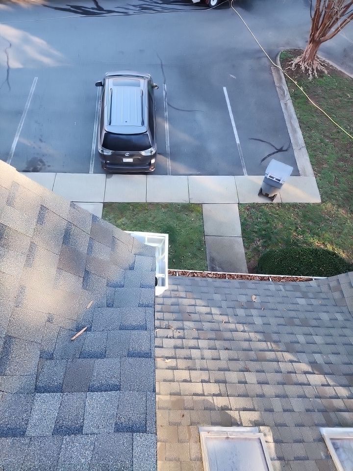 Gutter Cleaning using water by Power Wash Masters LLC