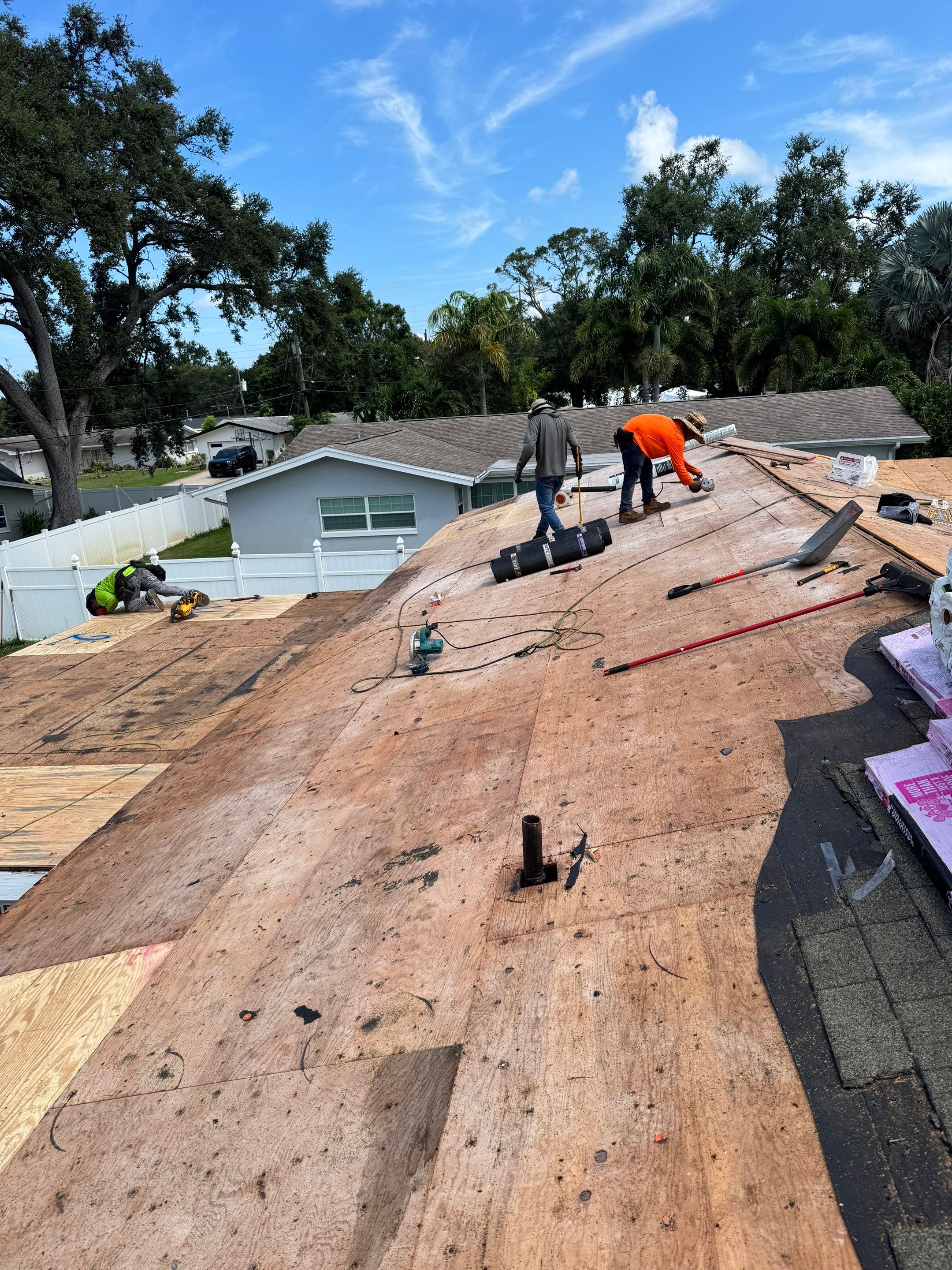 Project in Clearwater 33755 by Mitchell Roofing Company LLC 