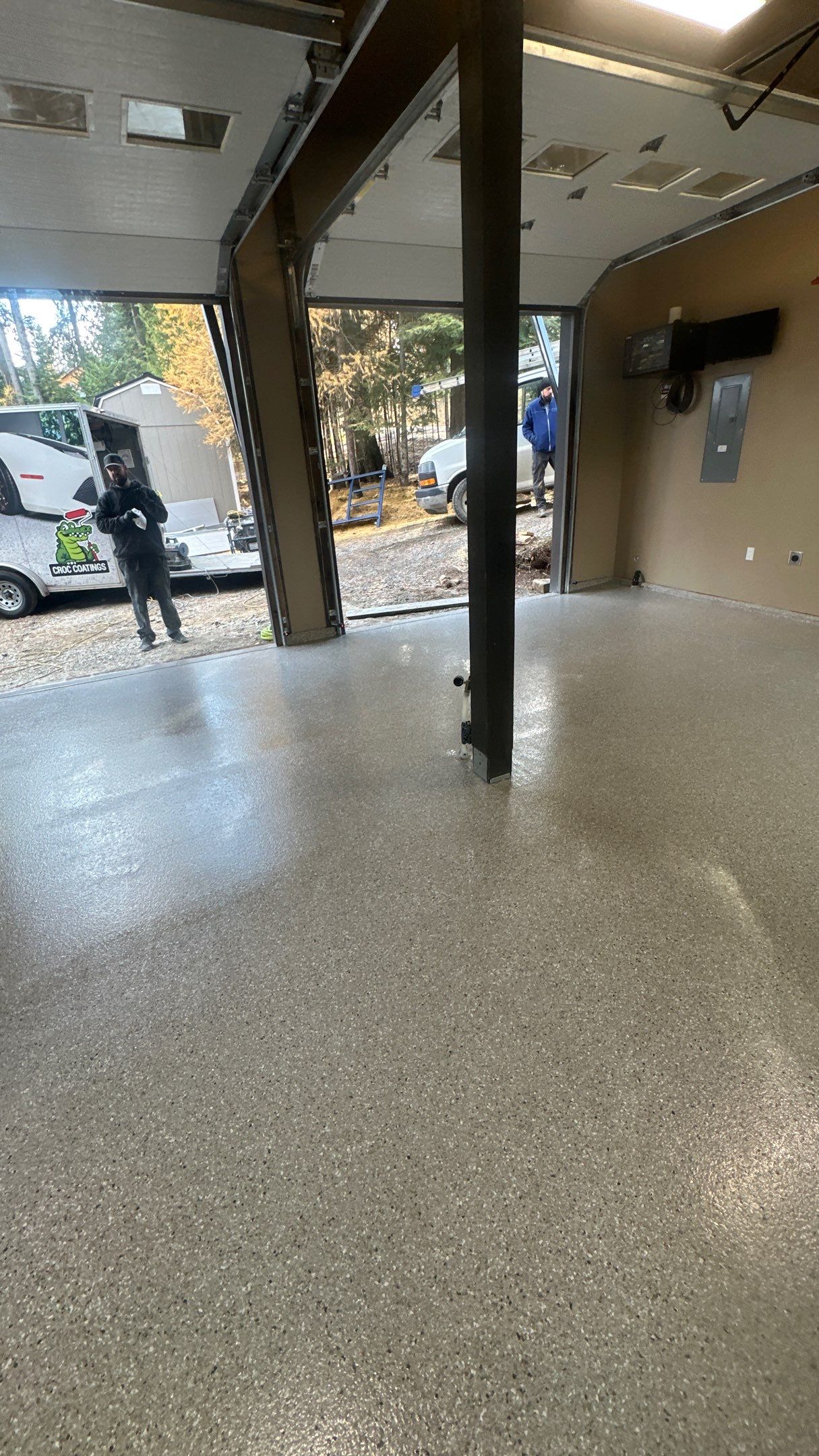 Shop Transformation using Claystone Hybrid by Croc Coatings, LLC