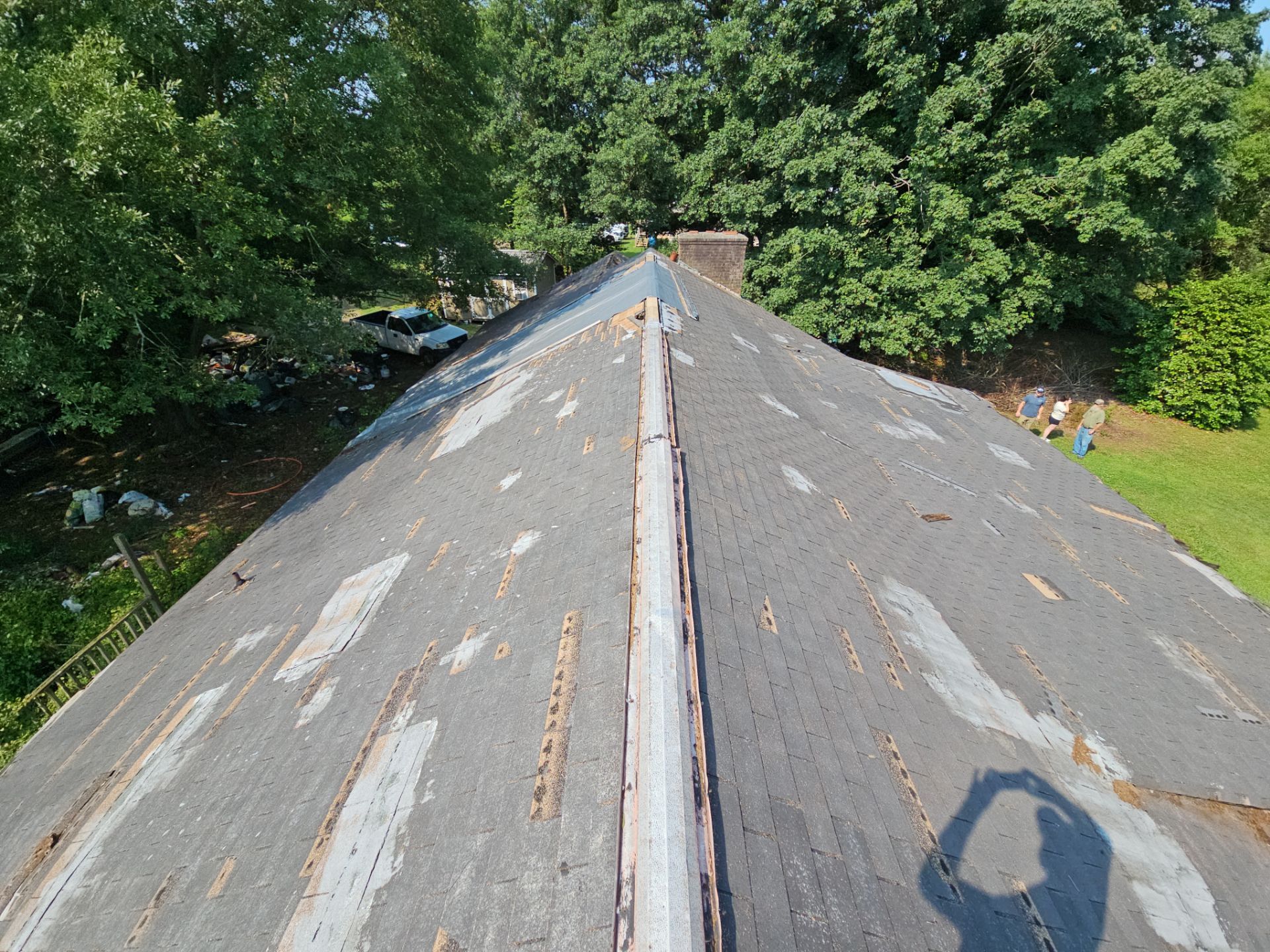 Syler roofing job by BROCK BUILDERS