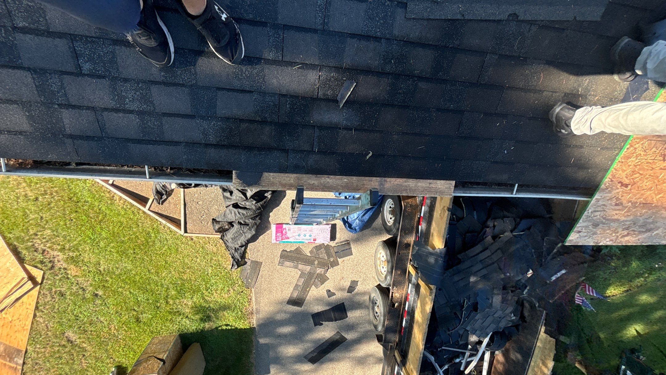 Roof Replacement using Owens Corning Onyx Black by 180 Contractors