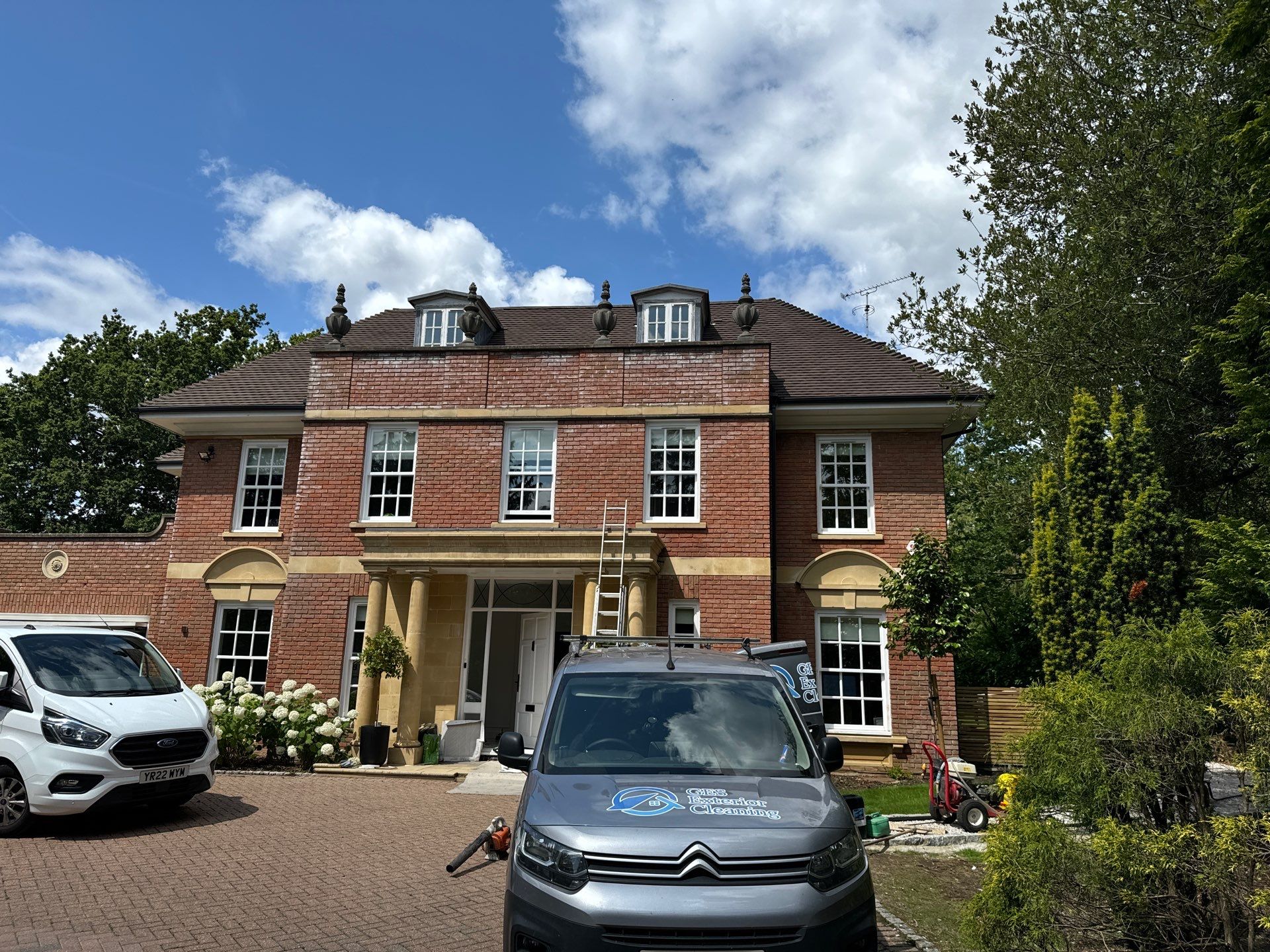 Exterior Clean - Roof - Patio using Honda 15lpm Low Pressure Washing Machine by Ges Exterior Cleaning ltd