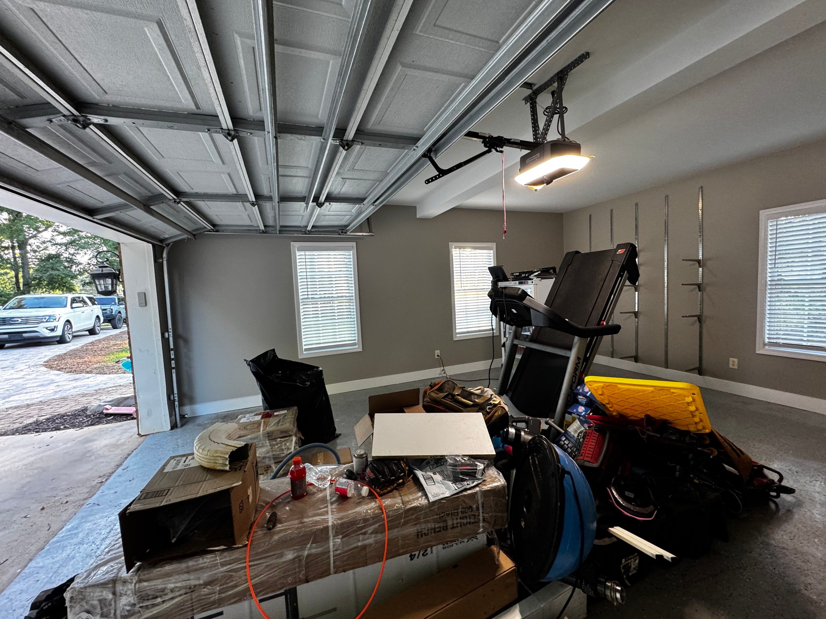 Garage Interior Painting and Drywall Repair in Monroe by PGP Surface Solutions, LLC