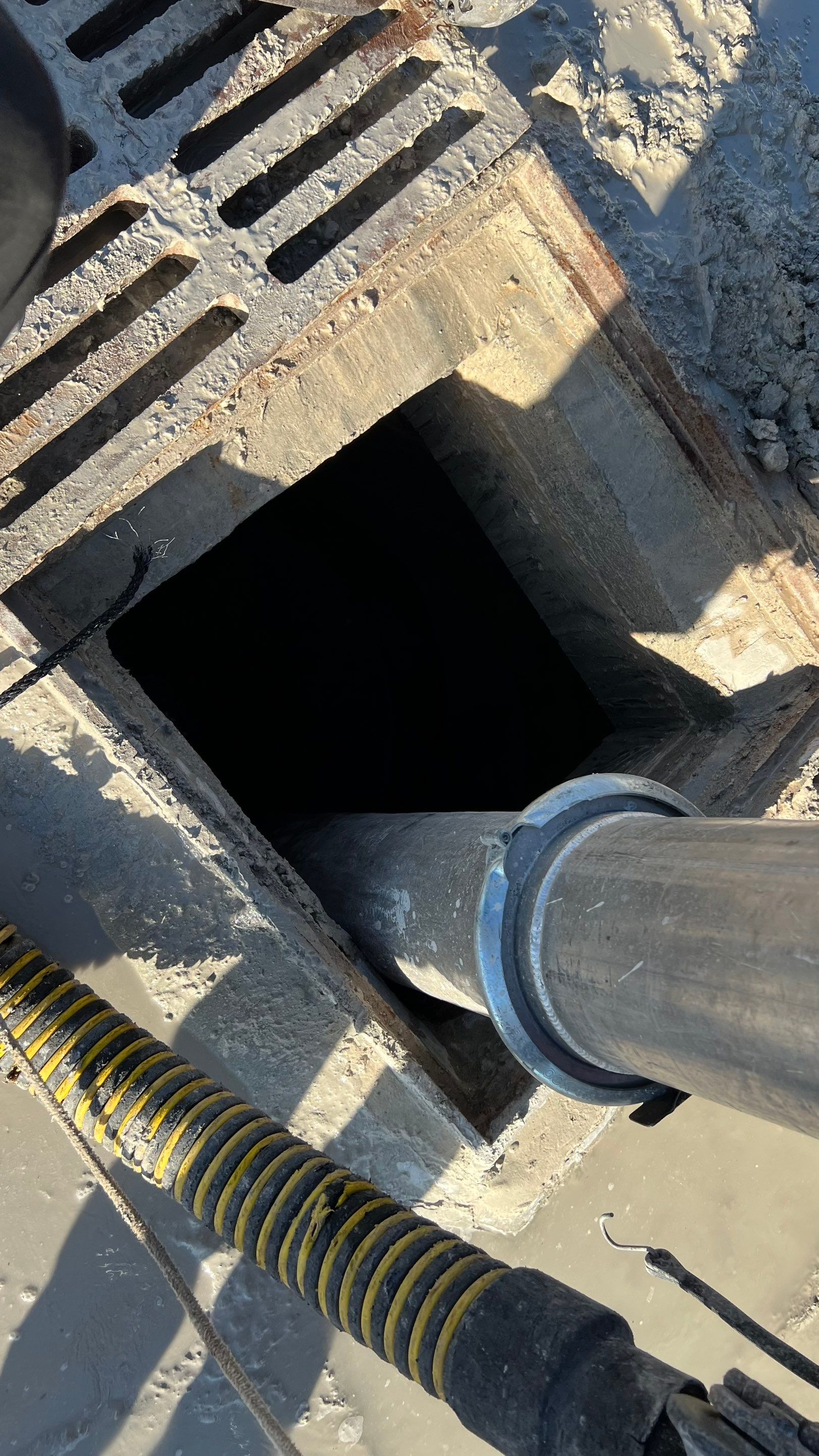 New Construction Storm Drain System Cleaning by APS Power & Water
