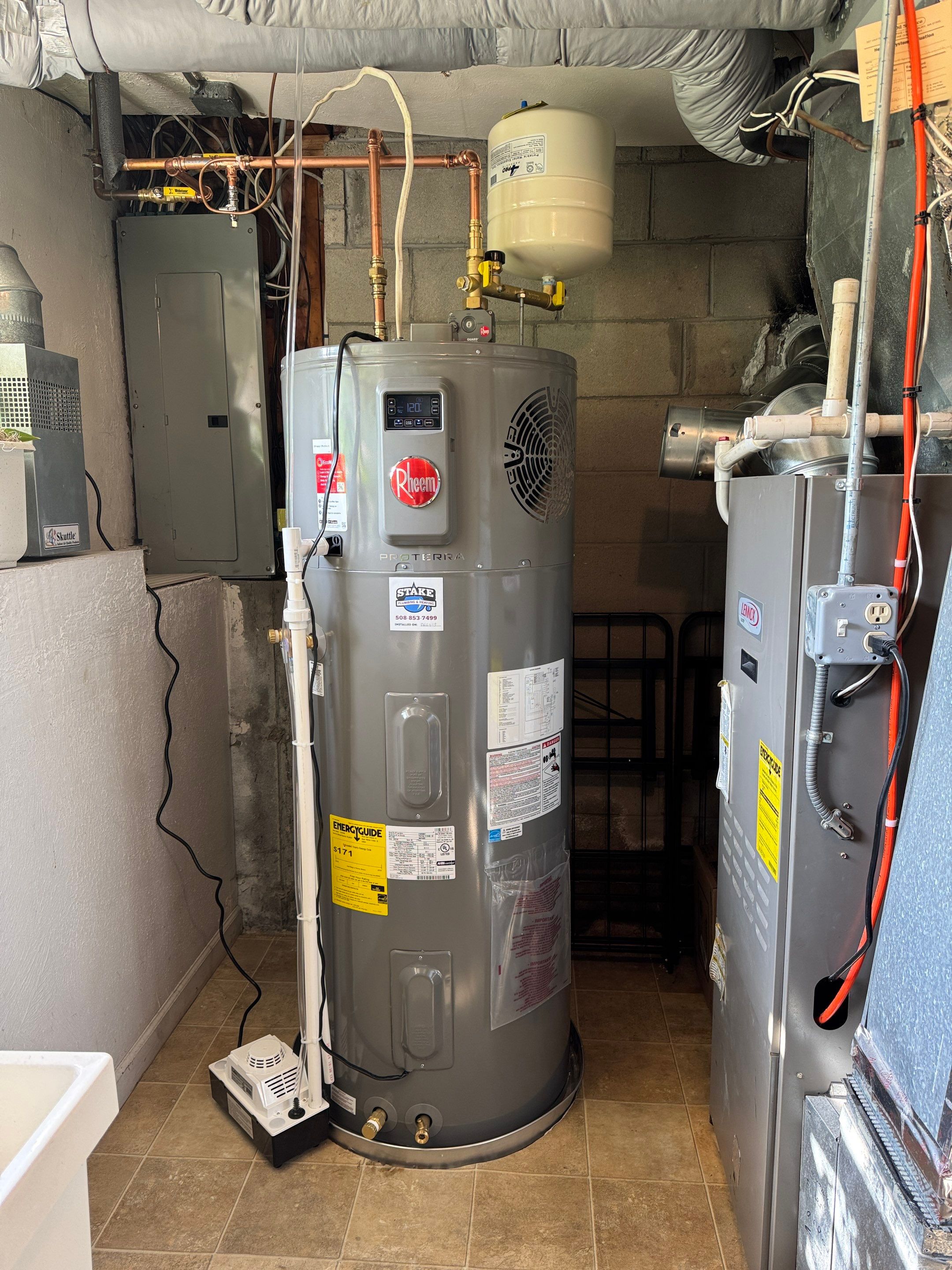 Hybrid Heat Pump Water Heater Upgrade by Stake Plumbing and Heating