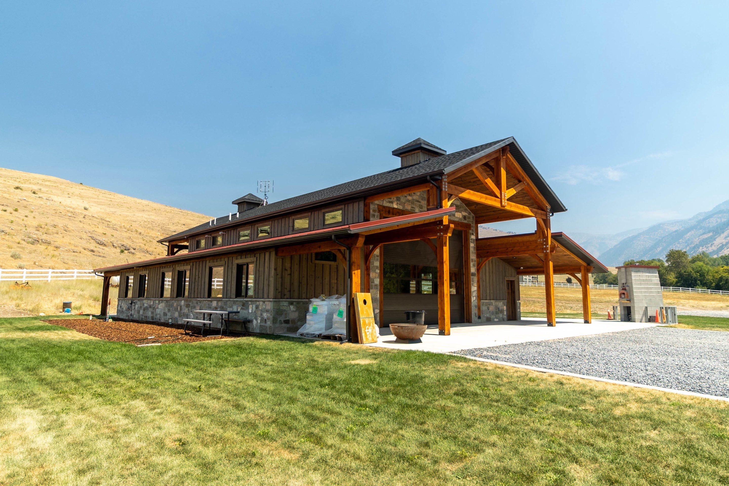 Wood Barn - Exterior by Garner Construction