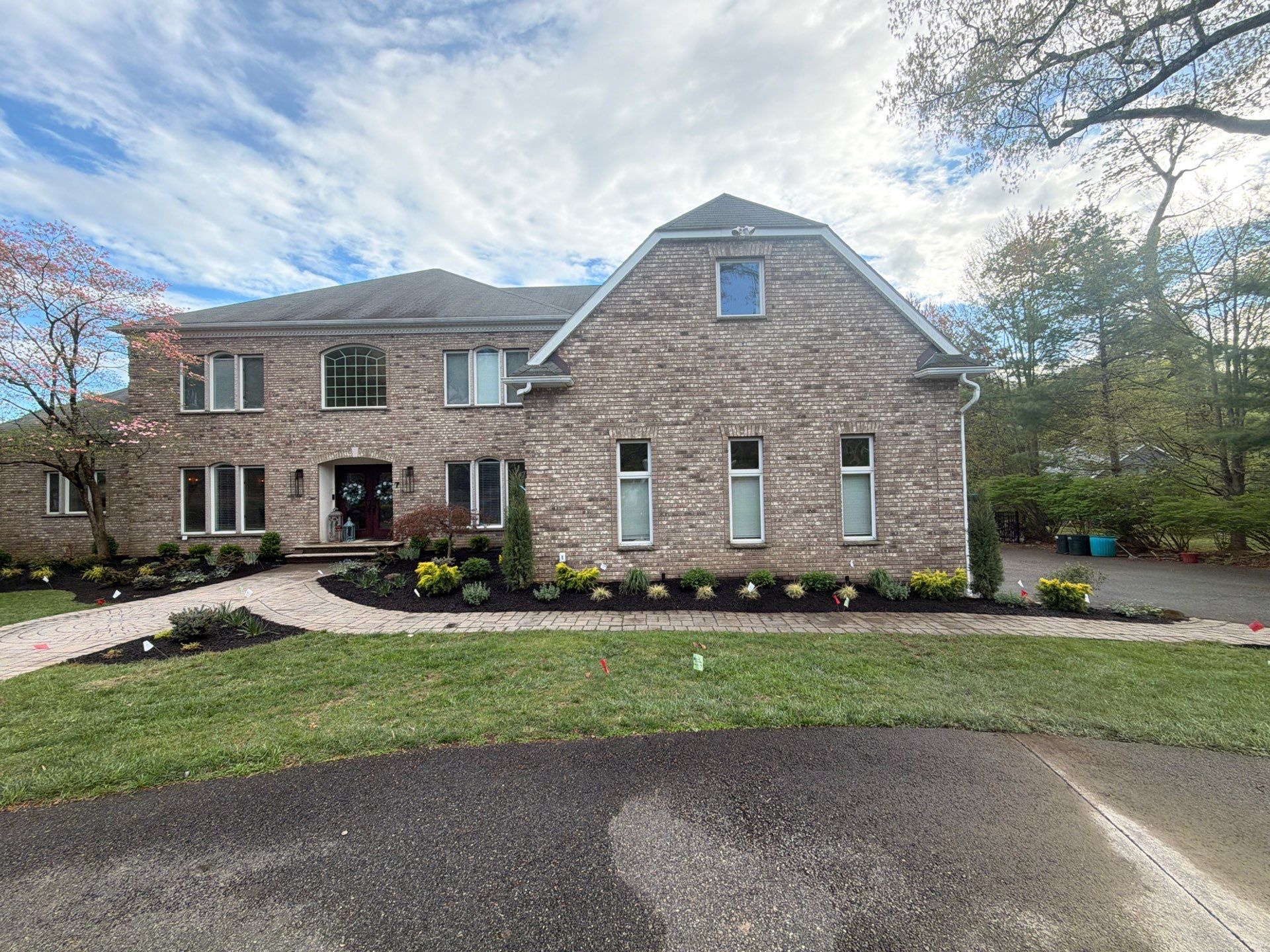Landscape Renovation Front Planting and Lighting by K Macken Landscaping LLC