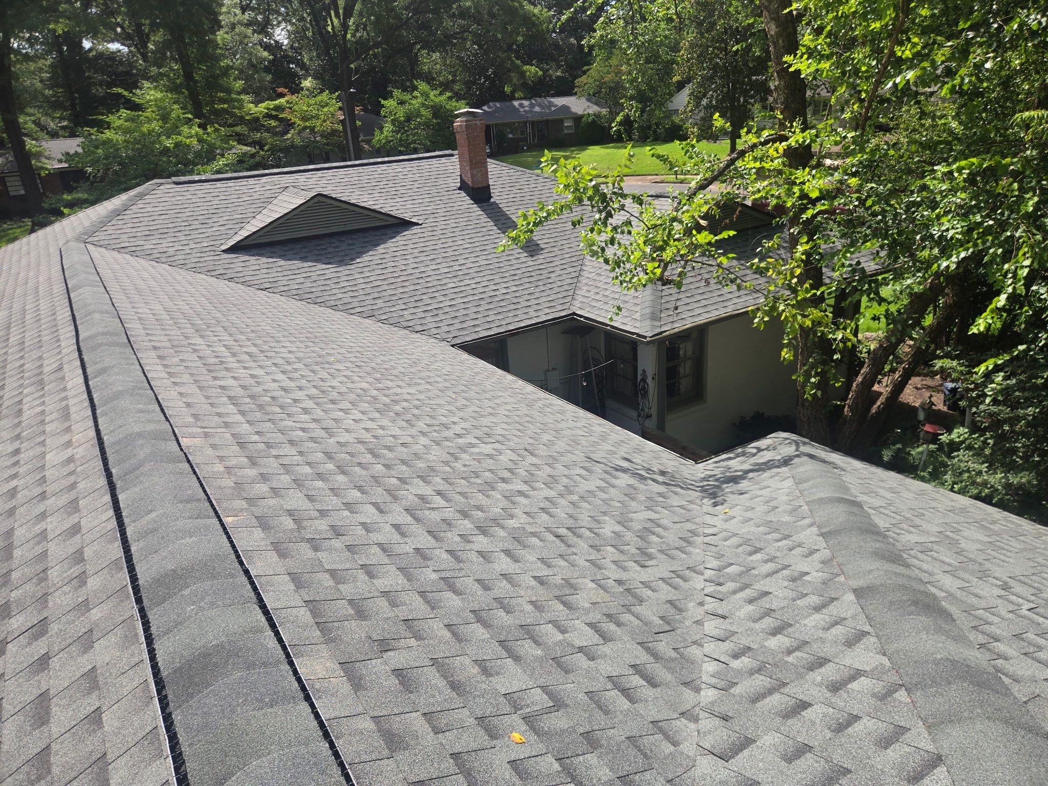 Tree Damage Restoration and Asphalt Shingle Roof Replacement in Memphis by Revival Roofing Services