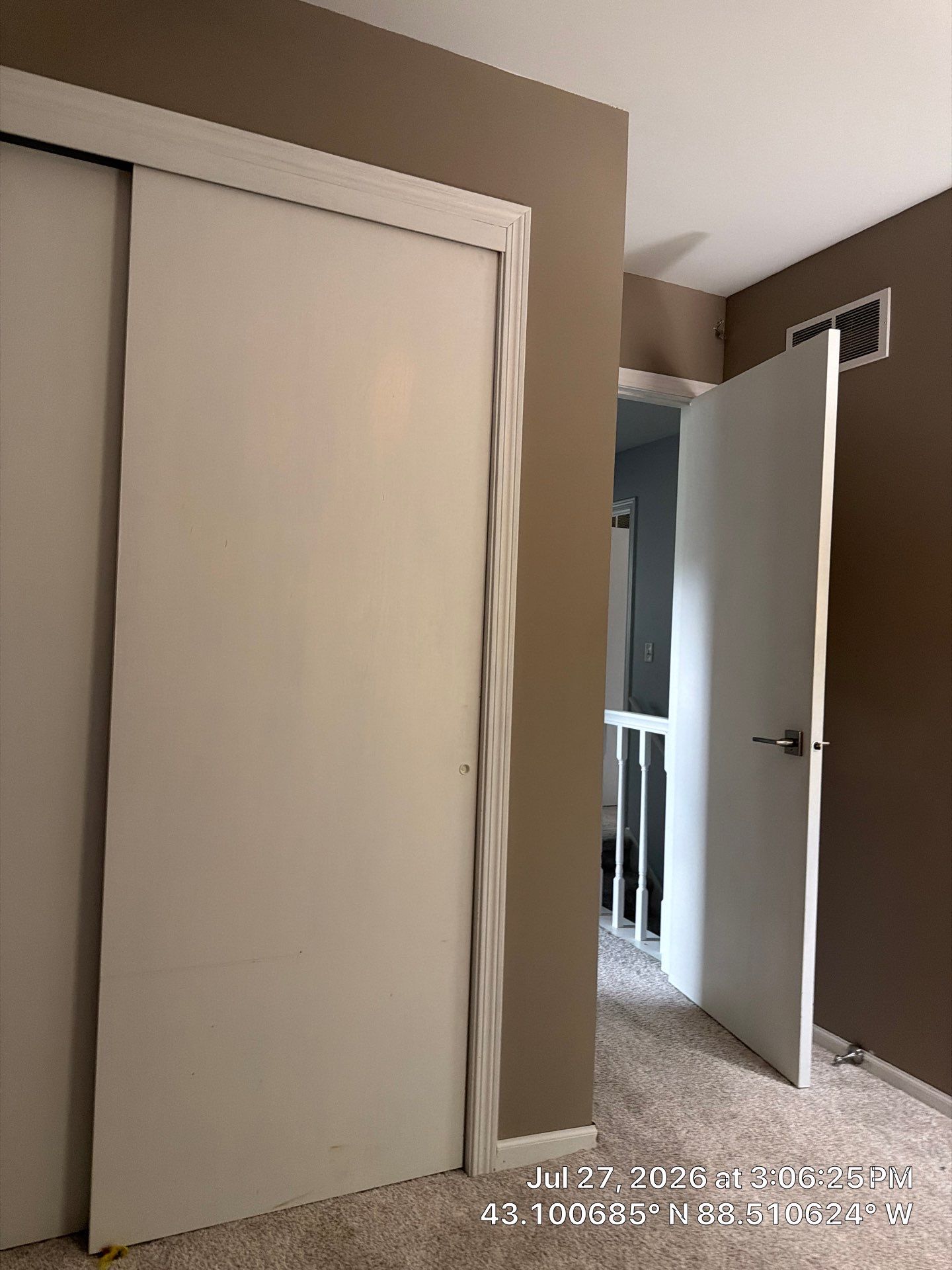 Interior Closet Door Replacement and Trim Work in Oconomowoc by CompanyCam Sales Demo