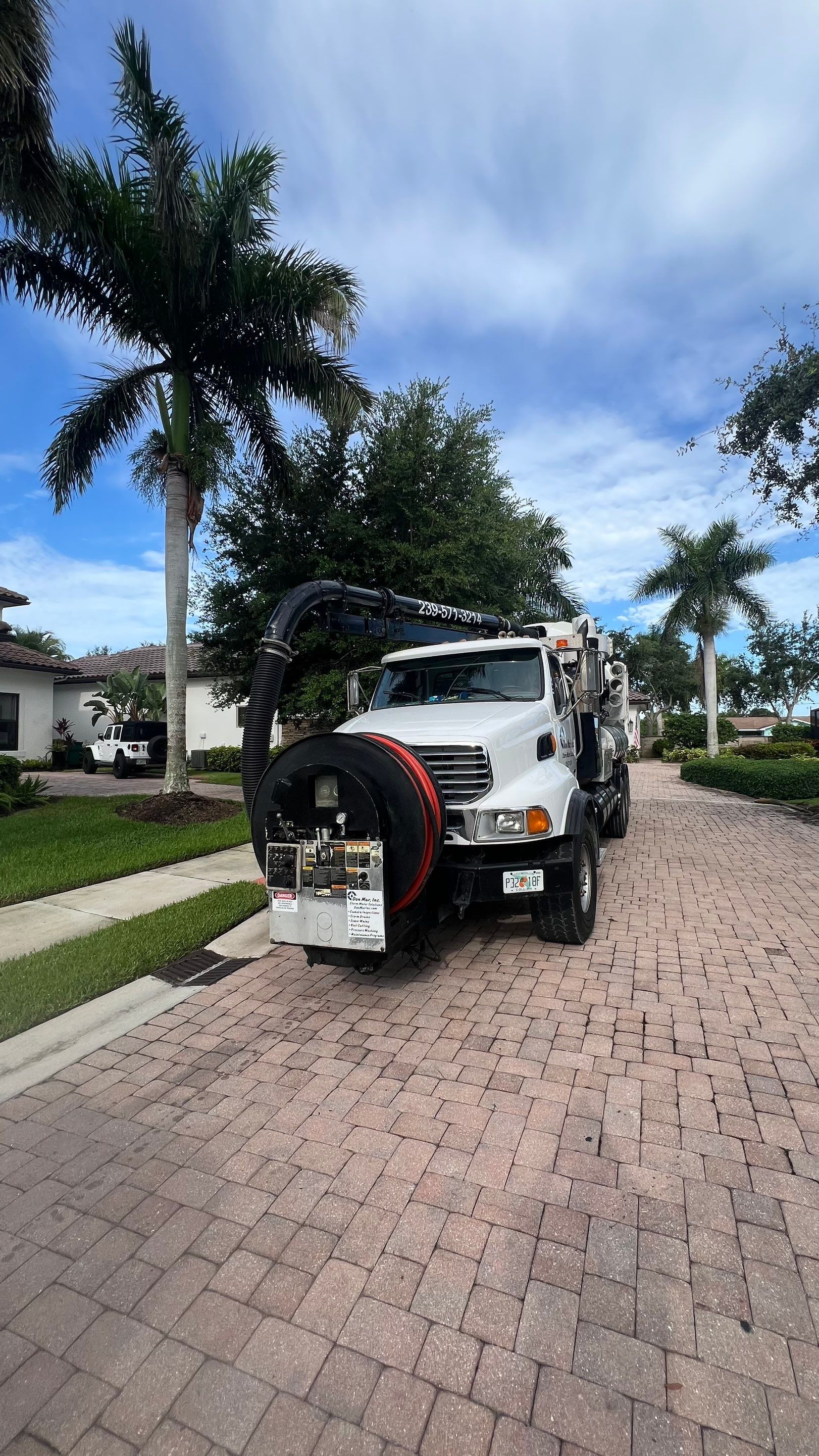 Naples Community Catch Basin Cleaning by APS Power & Water