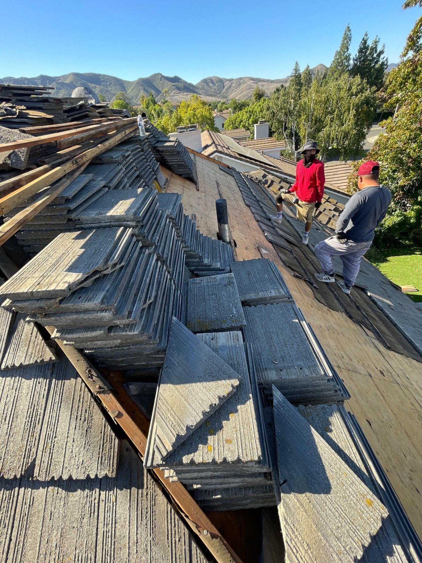 Tile Roof Reset Project - Agoura Hills CA 91301 by Epic Roof Replacement