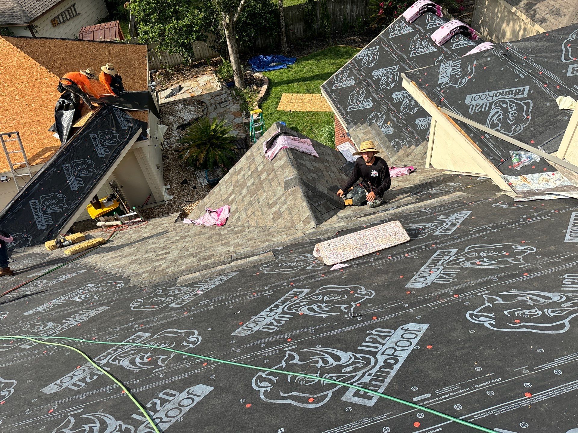 Residential Roofing Installation using Owen's Corning Duration (Lifetime) Shingles by Roof Repair Company