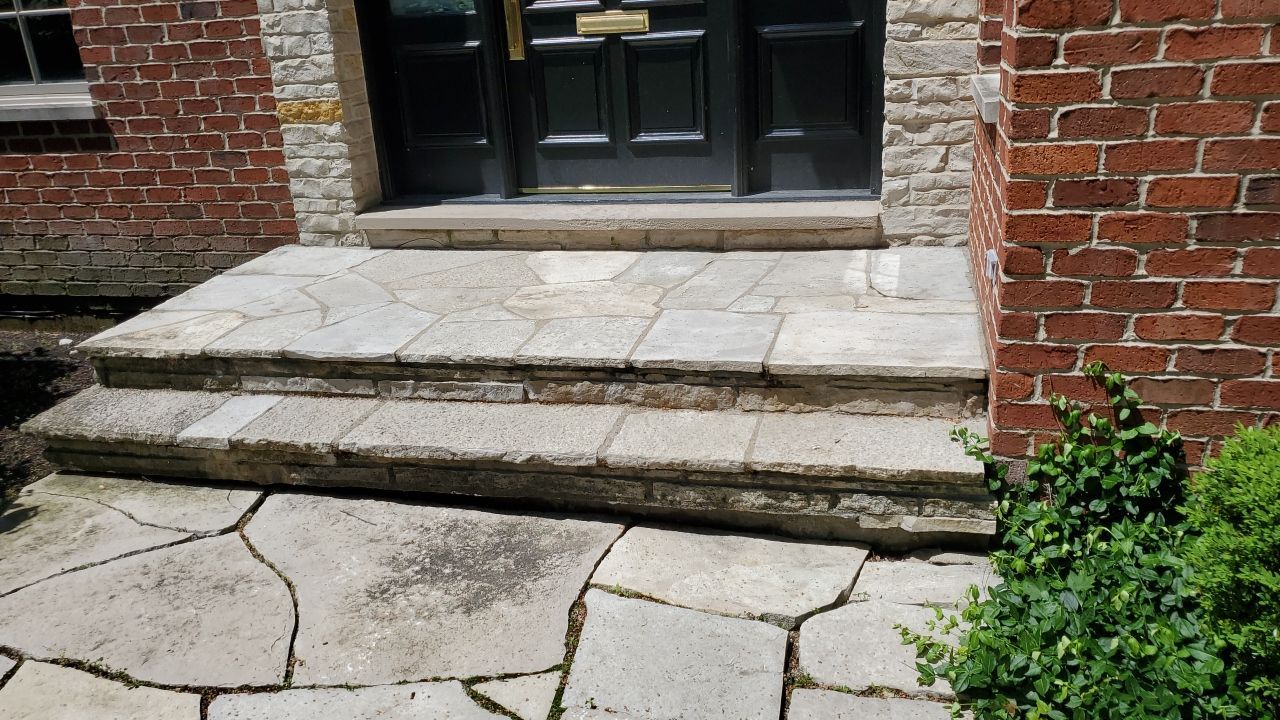Exterior Stone and Concrete Surface Cleaning by Northern Power Washing LLC.