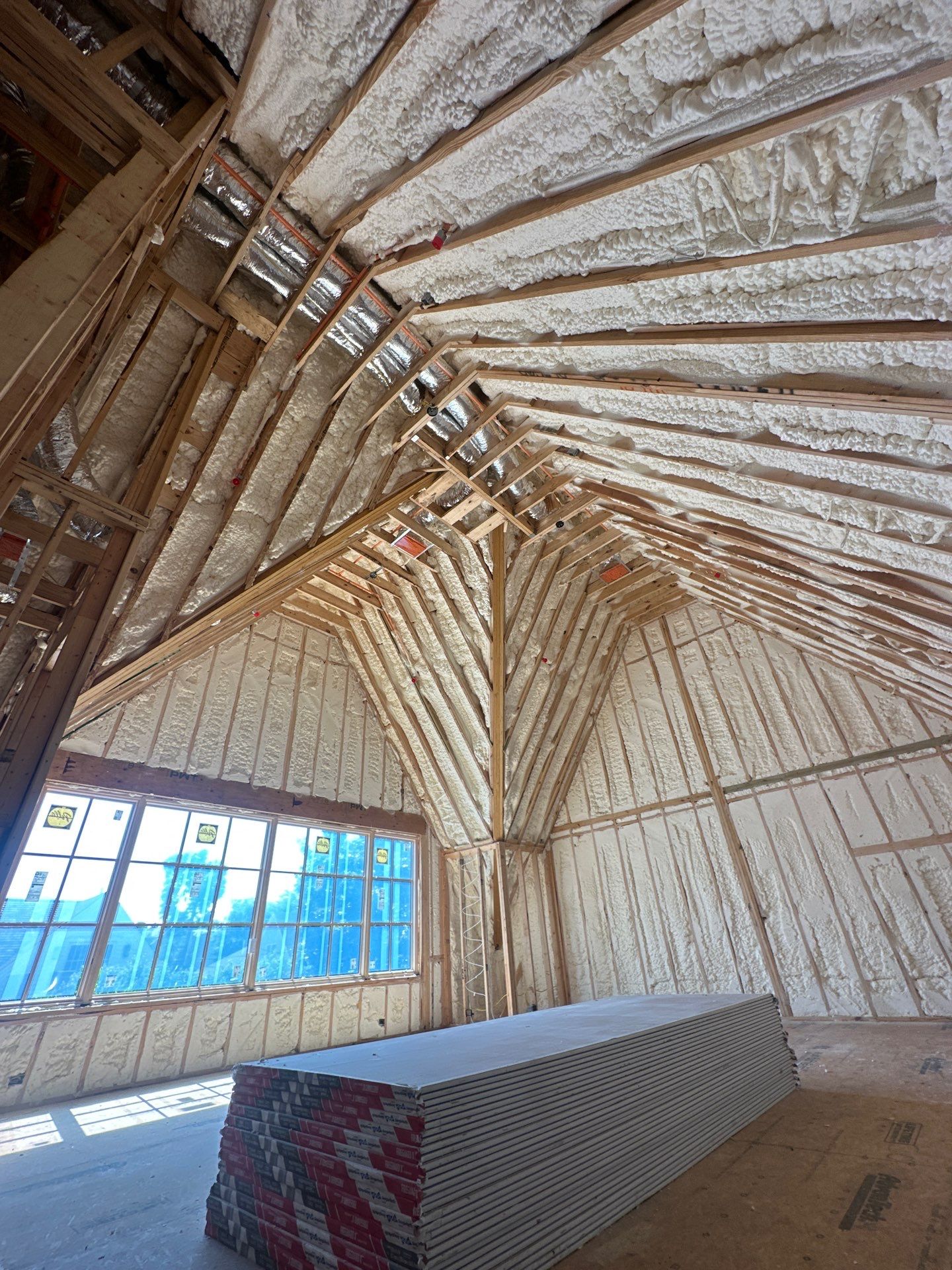 Full encapsulation open cell foam Dallas TX by Apex Insulation Solutions